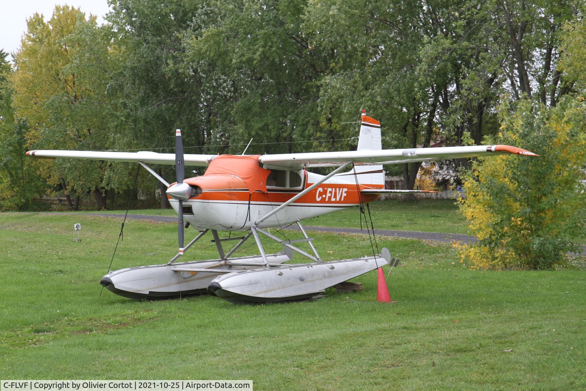 Aircraft C-FLVF, 1960 Cessna 180C, c/n 50679, 2021, photo by Olivier Cortot