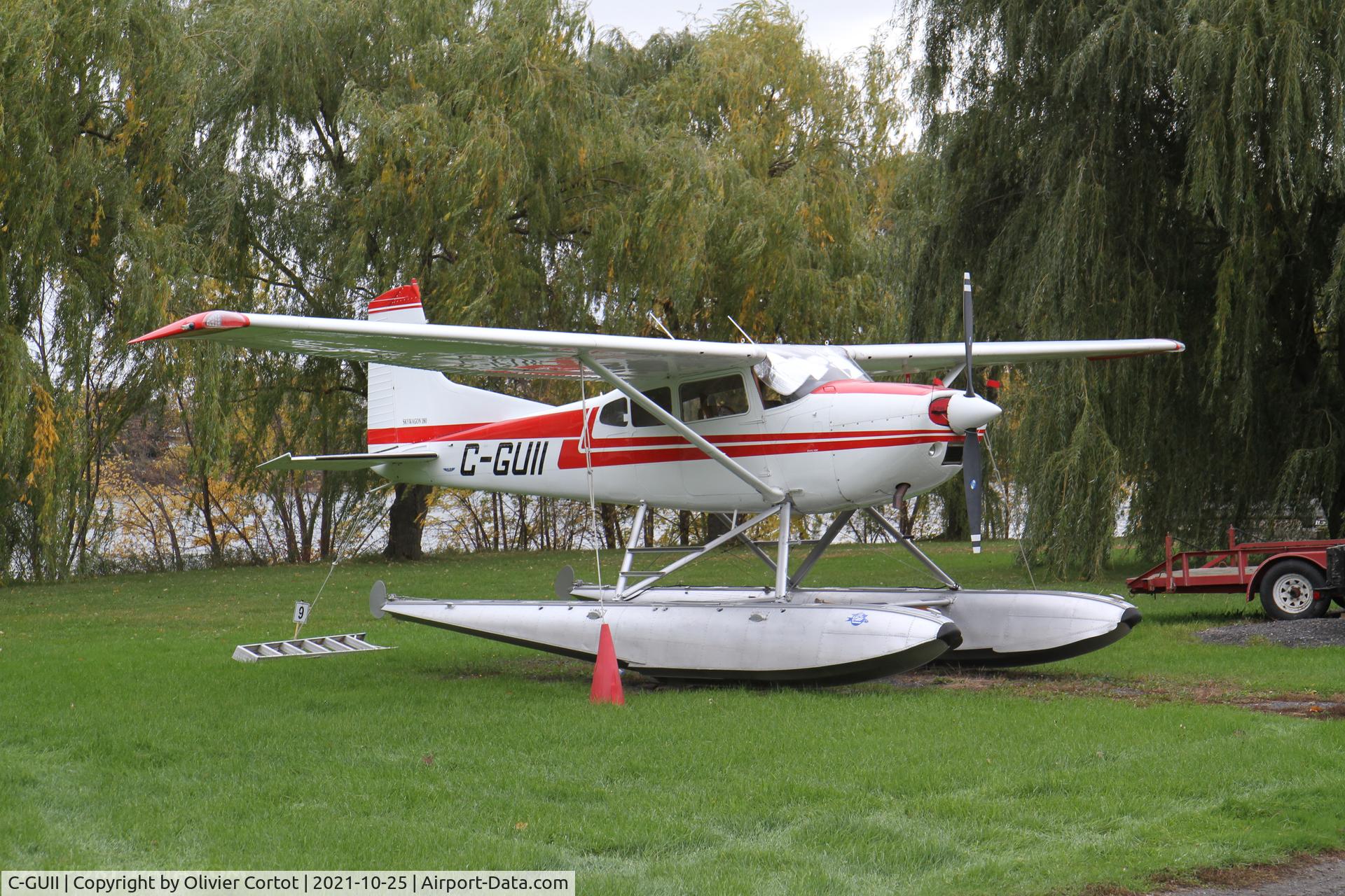 Aircraft C-GUII, 1976 Cessna 180J, c/n 18052688, 2021, photo by Olivier Cortot