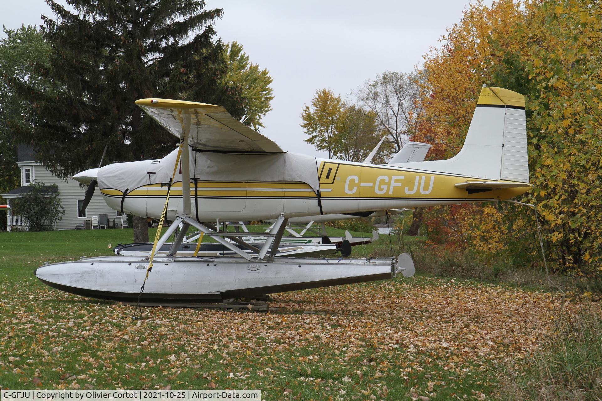 Aircraft C-GFJU, 1960 Cessna 180C, c/n 50710, 2021, photo by Olivier Cortot