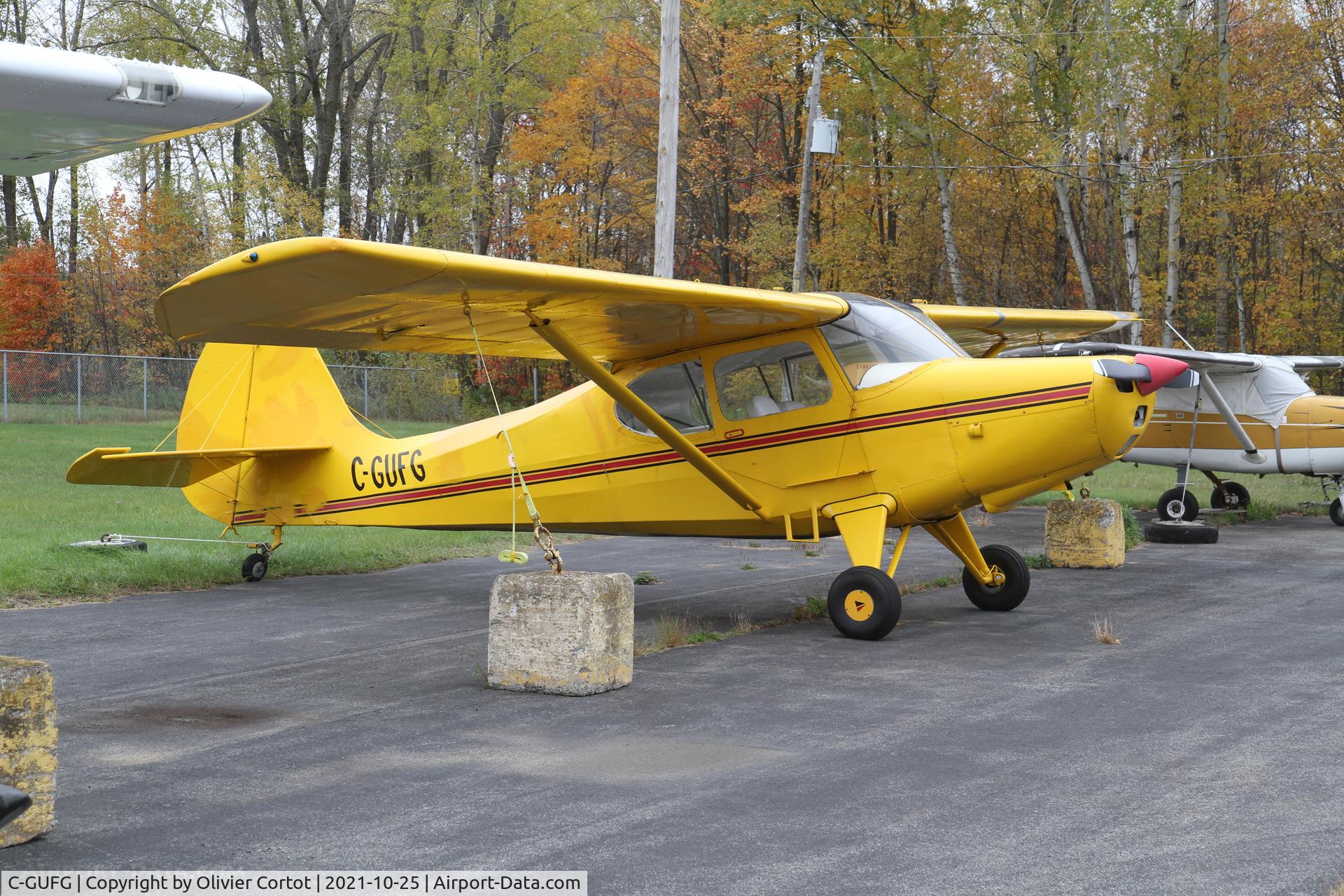 Aircraft C-GUFG, 1975 Aeronca 15AC Sedan, c/n 15AC 552, 2021, photo by Olivier Cortot