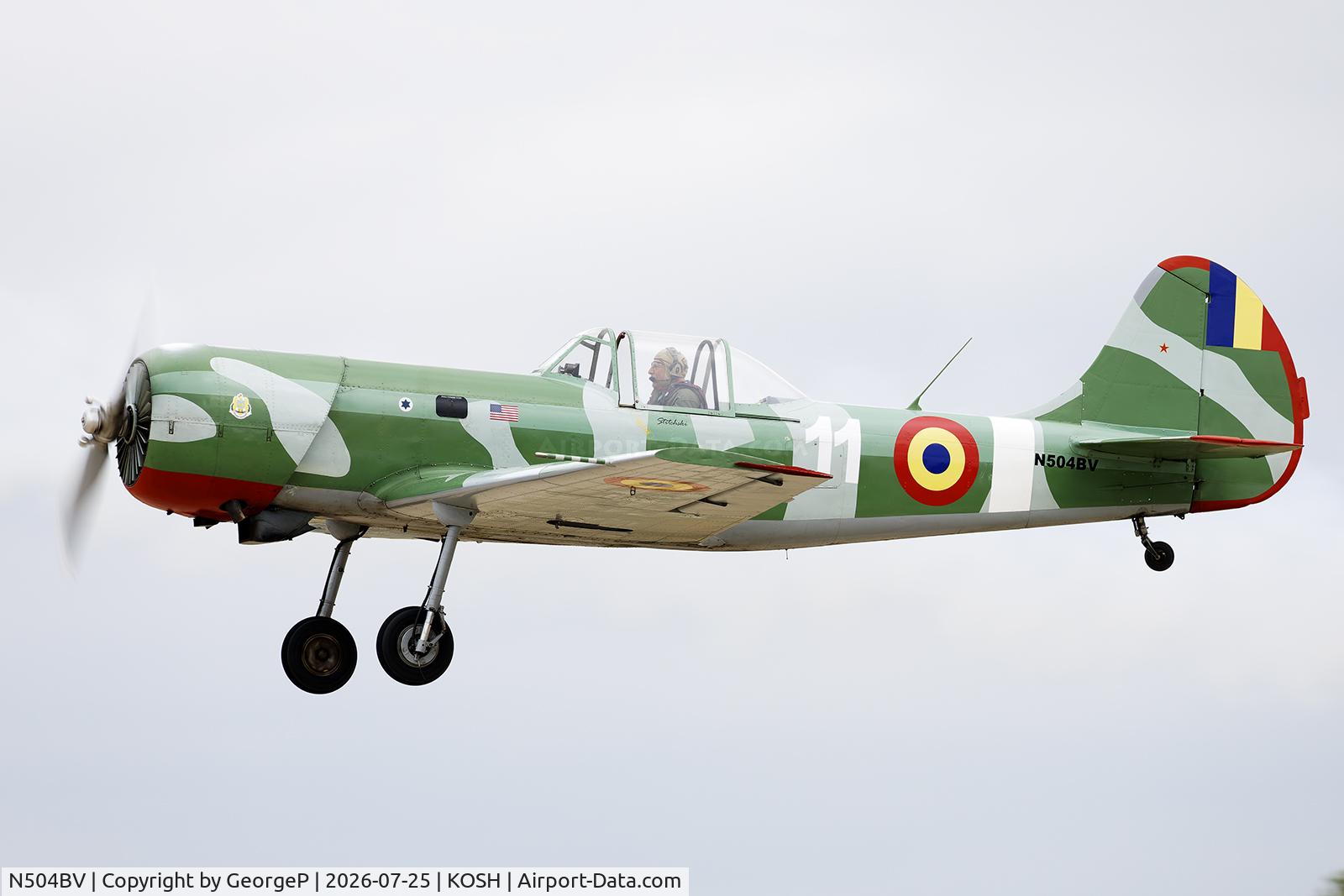 Aircraft N504BV, 1983 Yakovlev Yak-50, c/n 832510, Airventure 2026., at KOSH, photo by GeorgeP