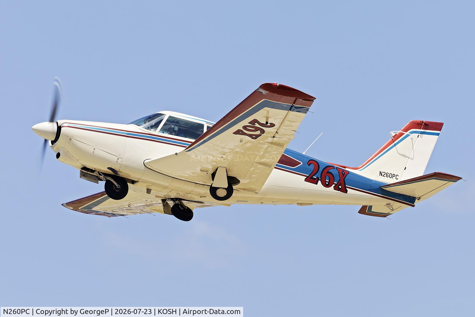 Aircraft N260PC, 1965 Piper PA-24-260, c/n 24-4125, Airventure 2026., at KOSH, photo by GeorgeP