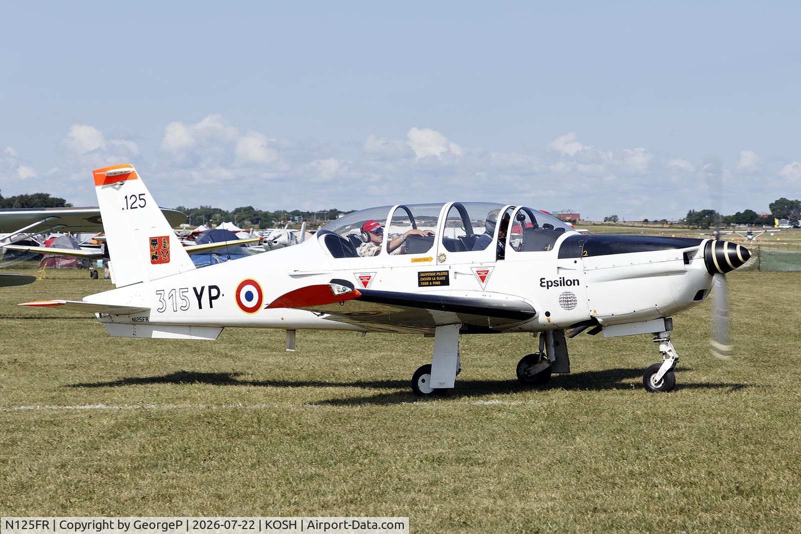 Aircraft N125FR, Socata TB-30 Epsilon, c/n 125, Airventure 2026., at KOSH, photo by GeorgeP