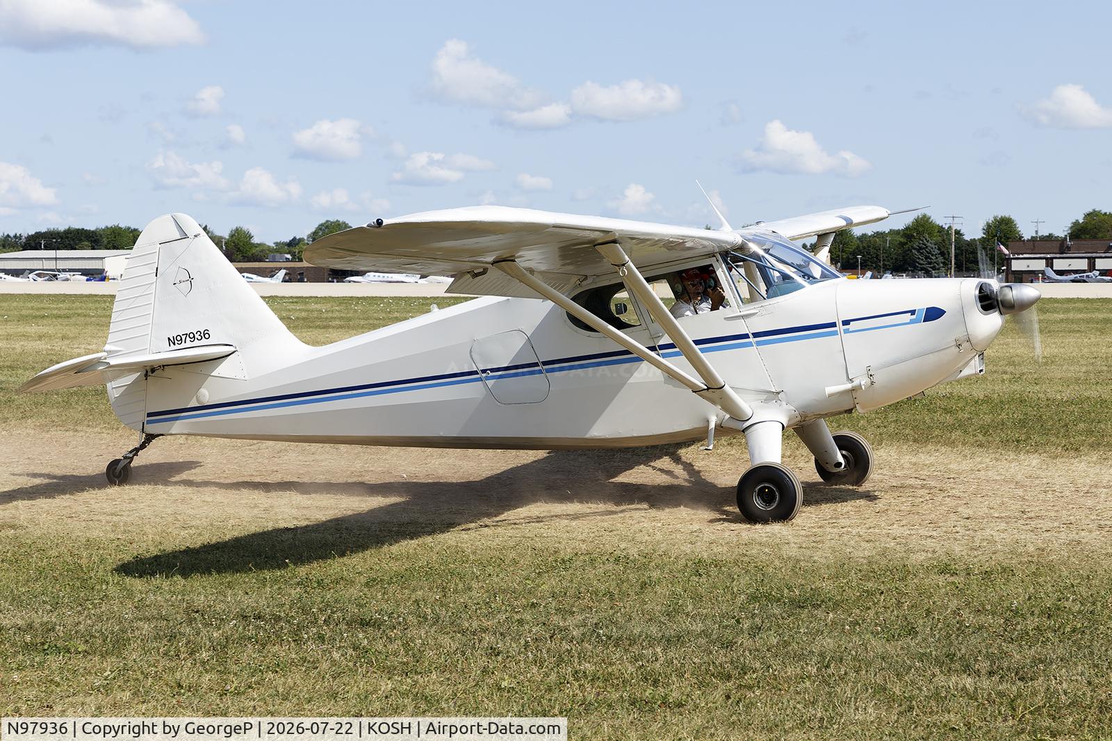 Aircraft N97936, 1946 Stinson 108 Voyager, c/n 108-936, Airventure 2026., at KOSH, photo by GeorgeP