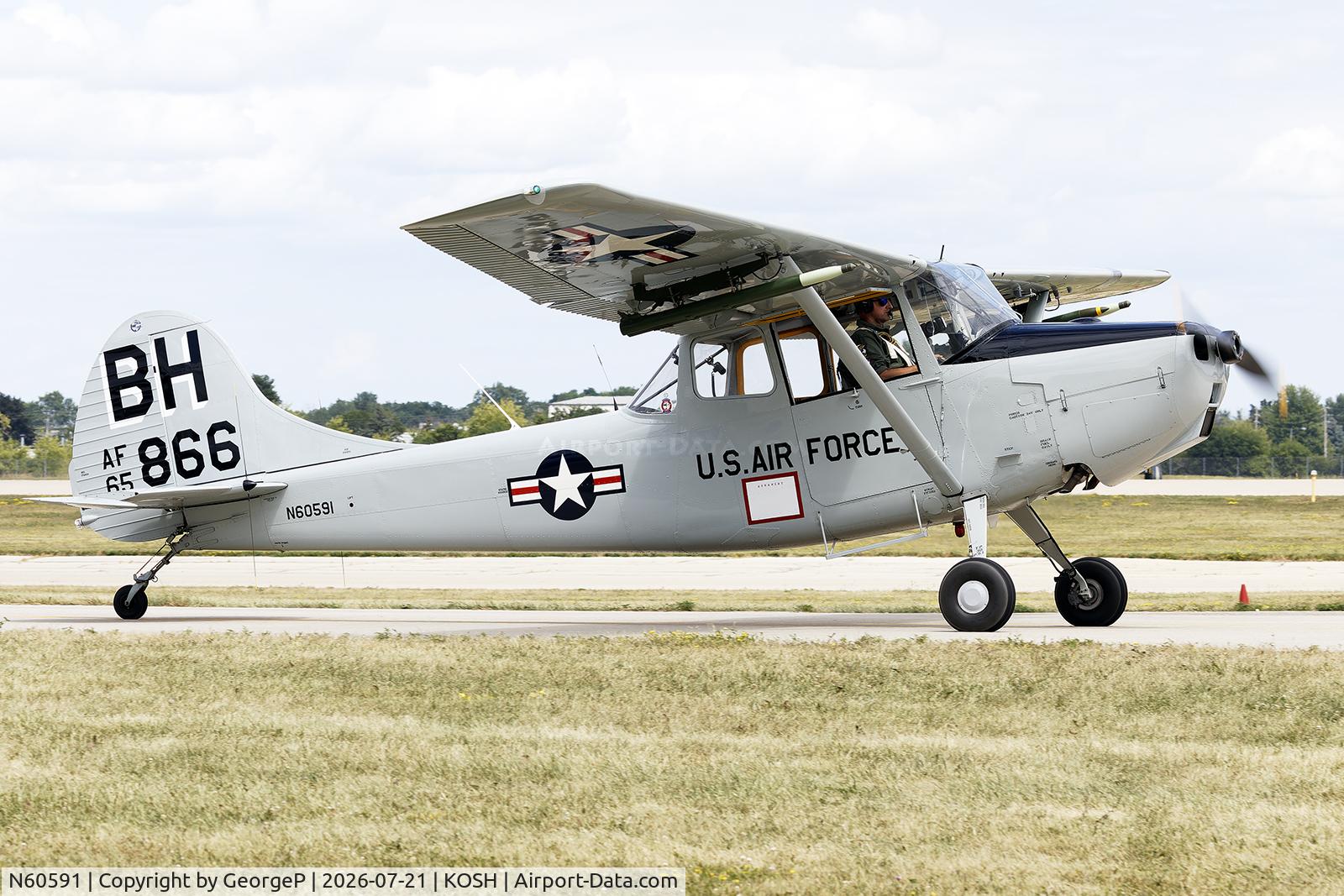 Aircraft N60591, 2001 Cessna 305F, c/n AR-4, Airventure 2026., at KOSH, photo by GeorgeP