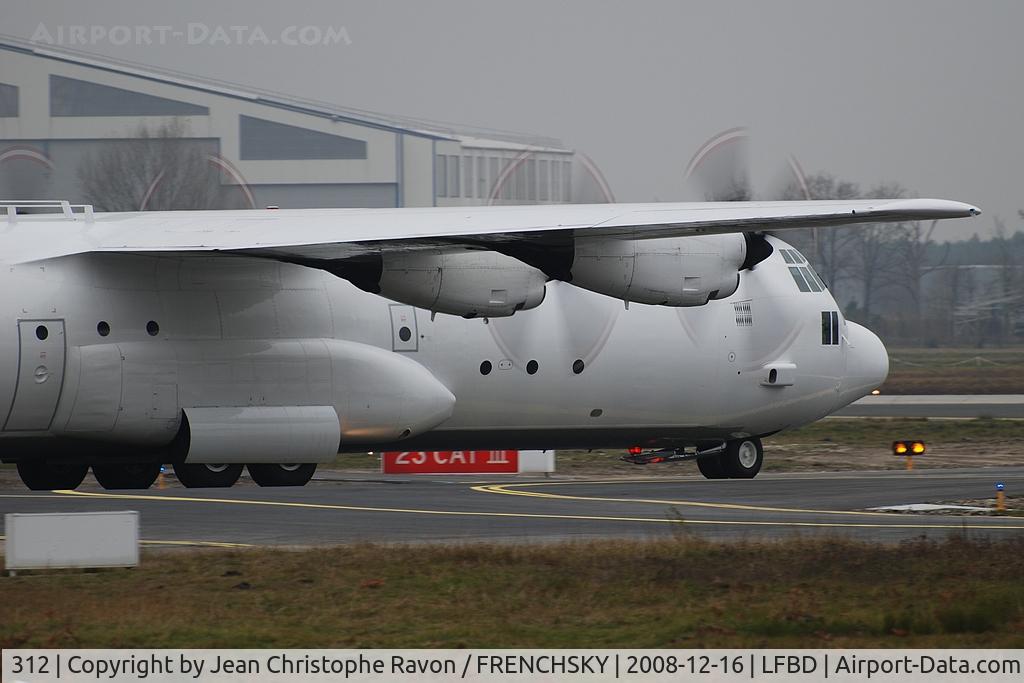 Aircraft 312, 1983 Lockheed C-130H-30 Hercules, c/n 382-4961, United Arab Emirates Air Force, at LFBD, photo by Jean Christophe Ravon / FRENCHSKY