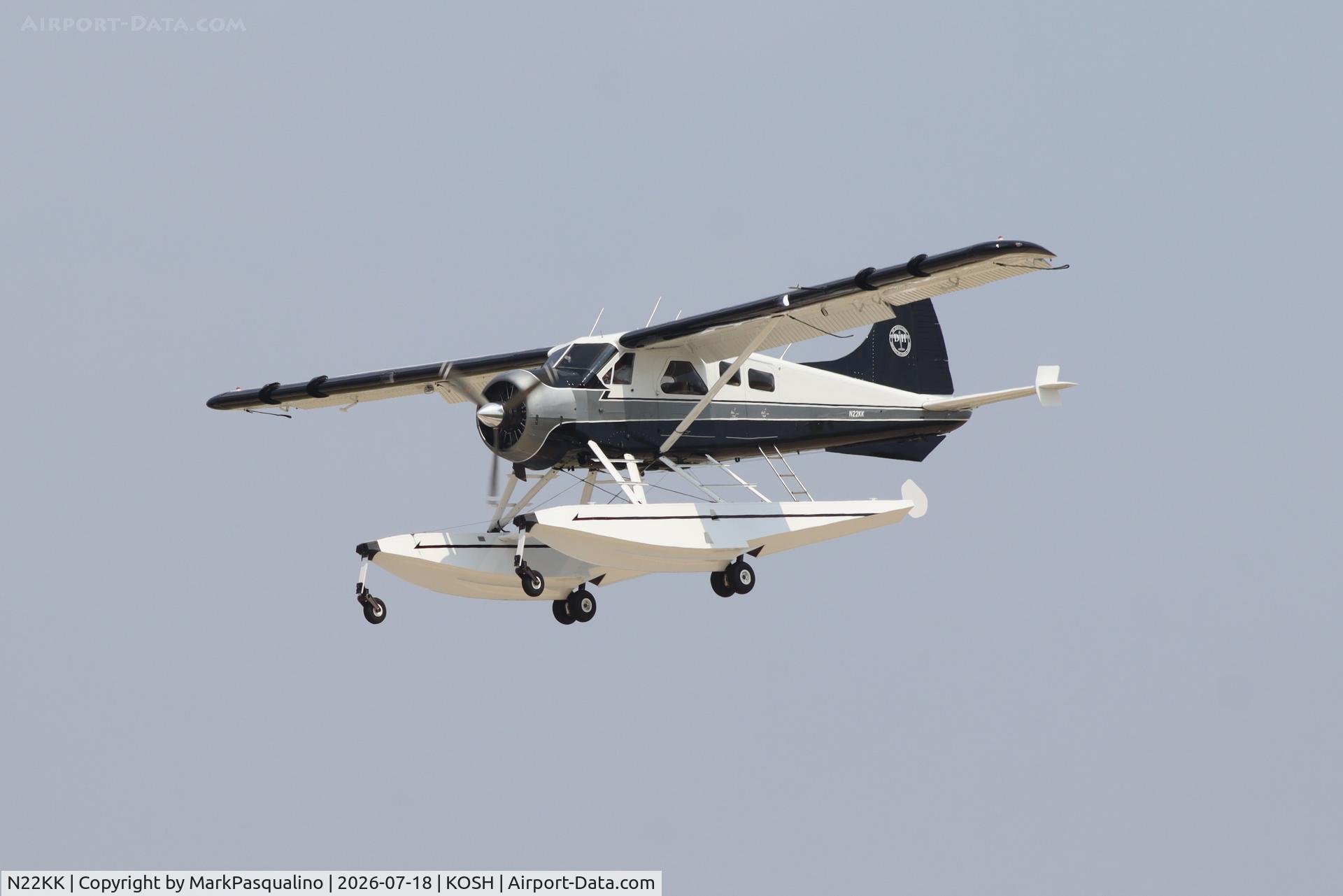 Aircraft N22KK, 1960 De Havilland Canada DHC-2 Beaver Mk.1, c/n 1600, DHC-2 Beaver Mk.1, at KOSH, photo by MarkPasqualino
