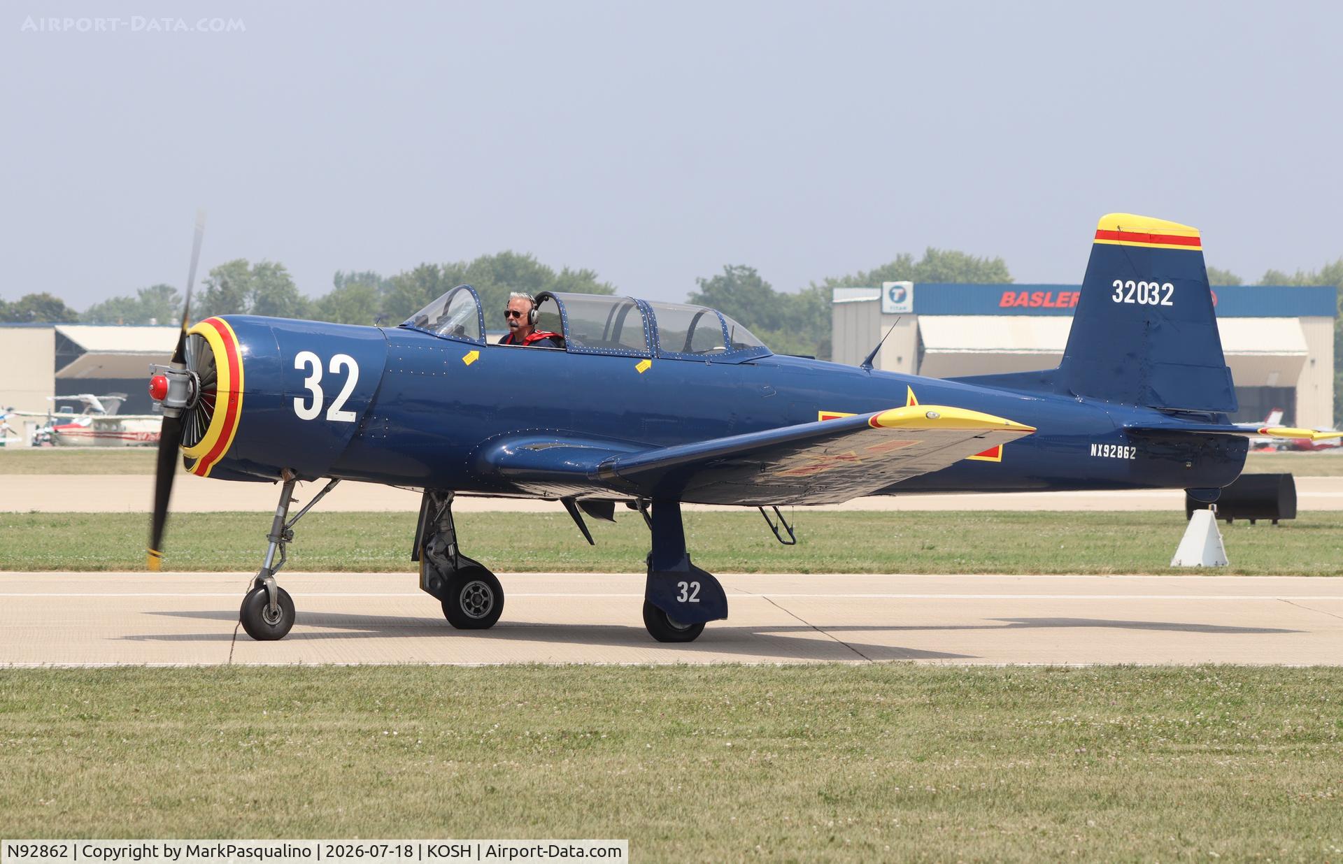 Aircraft N92862, 1965 Nanchang CJ-6, c/n 1232032, Nanchang CJ-6, at KOSH, photo by MarkPasqualino