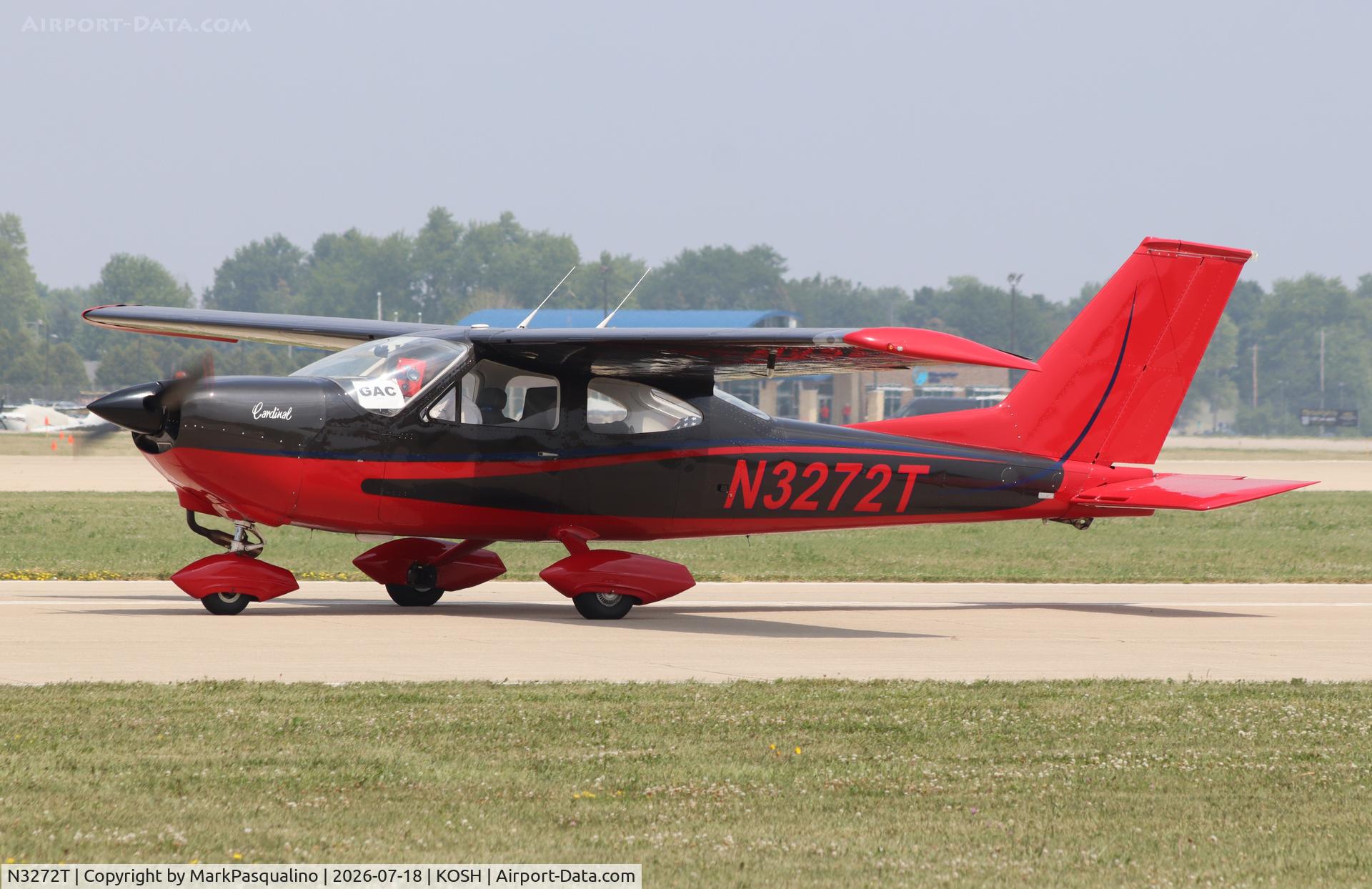 Aircraft N3272T, 1967 Cessna 177 Cardinal, c/n 17700572, Cessna 177, at KOSH, photo by MarkPasqualino