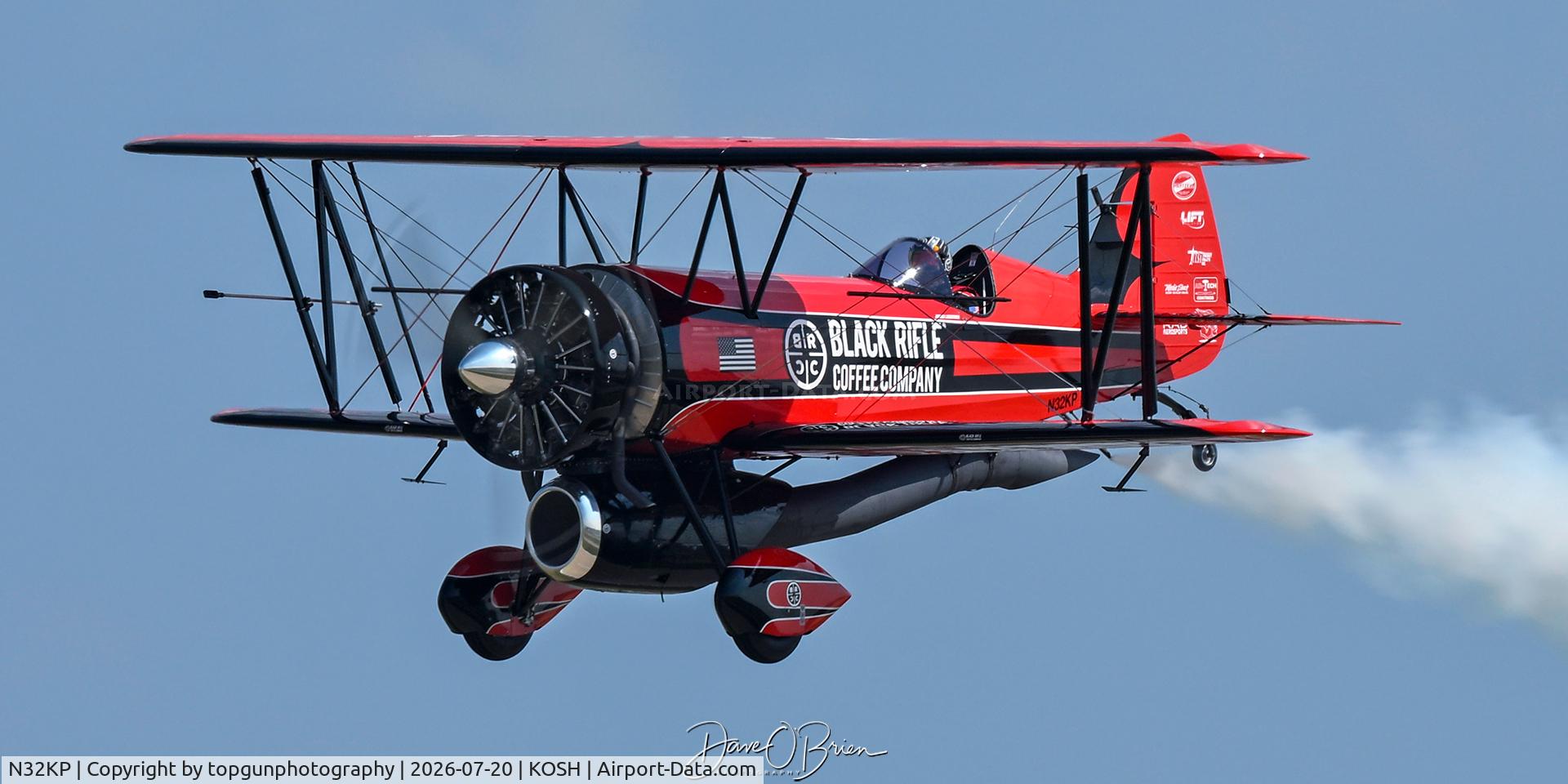 Aircraft N32KP, 2013 Jet Waco ATO, c/n 001, Ken Pietsch, at KOSH, photo by topgunphotography