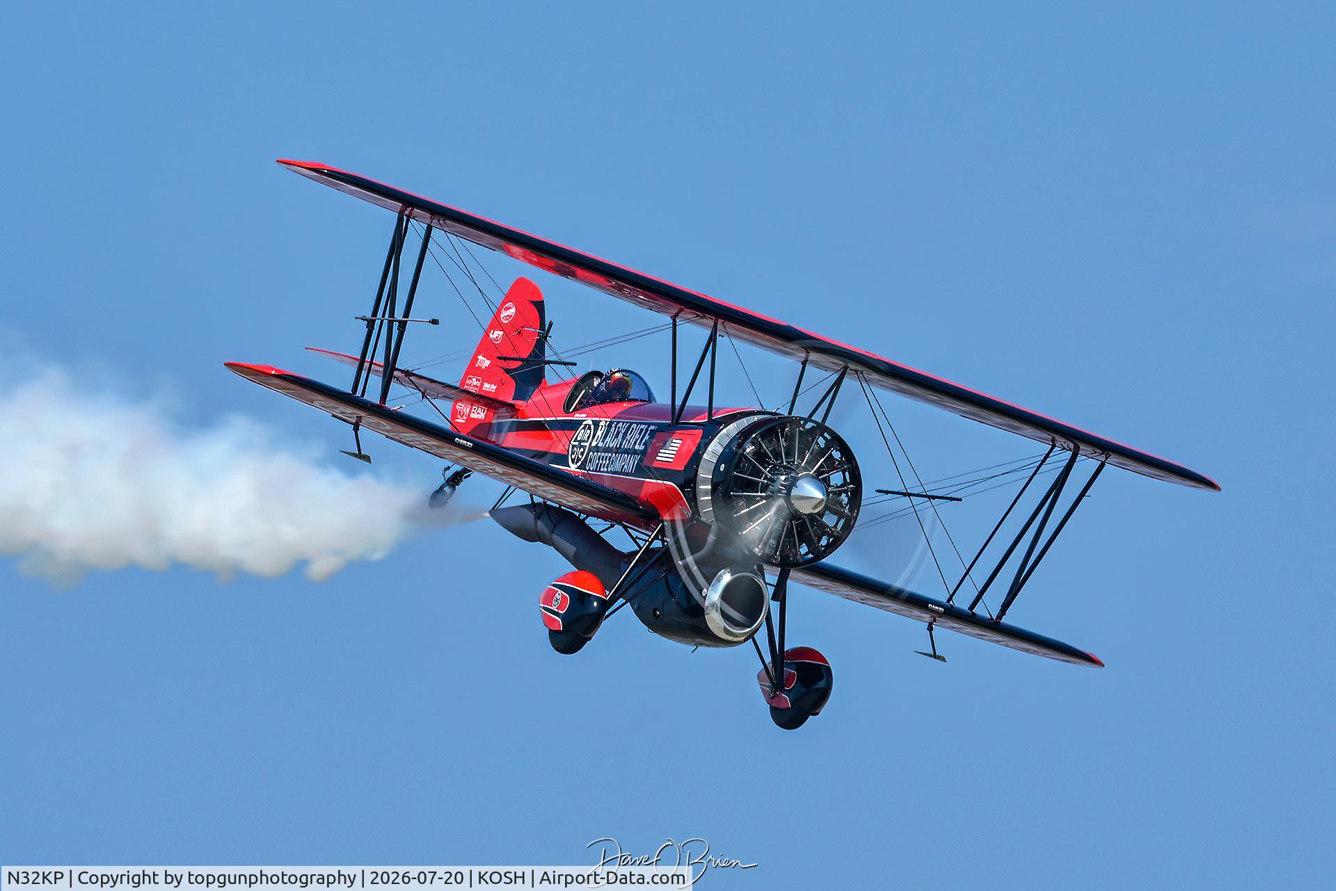 Aircraft N32KP, 2013 Jet Waco ATO, c/n 001, Ken Pietsch, at KOSH, photo by topgunphotography