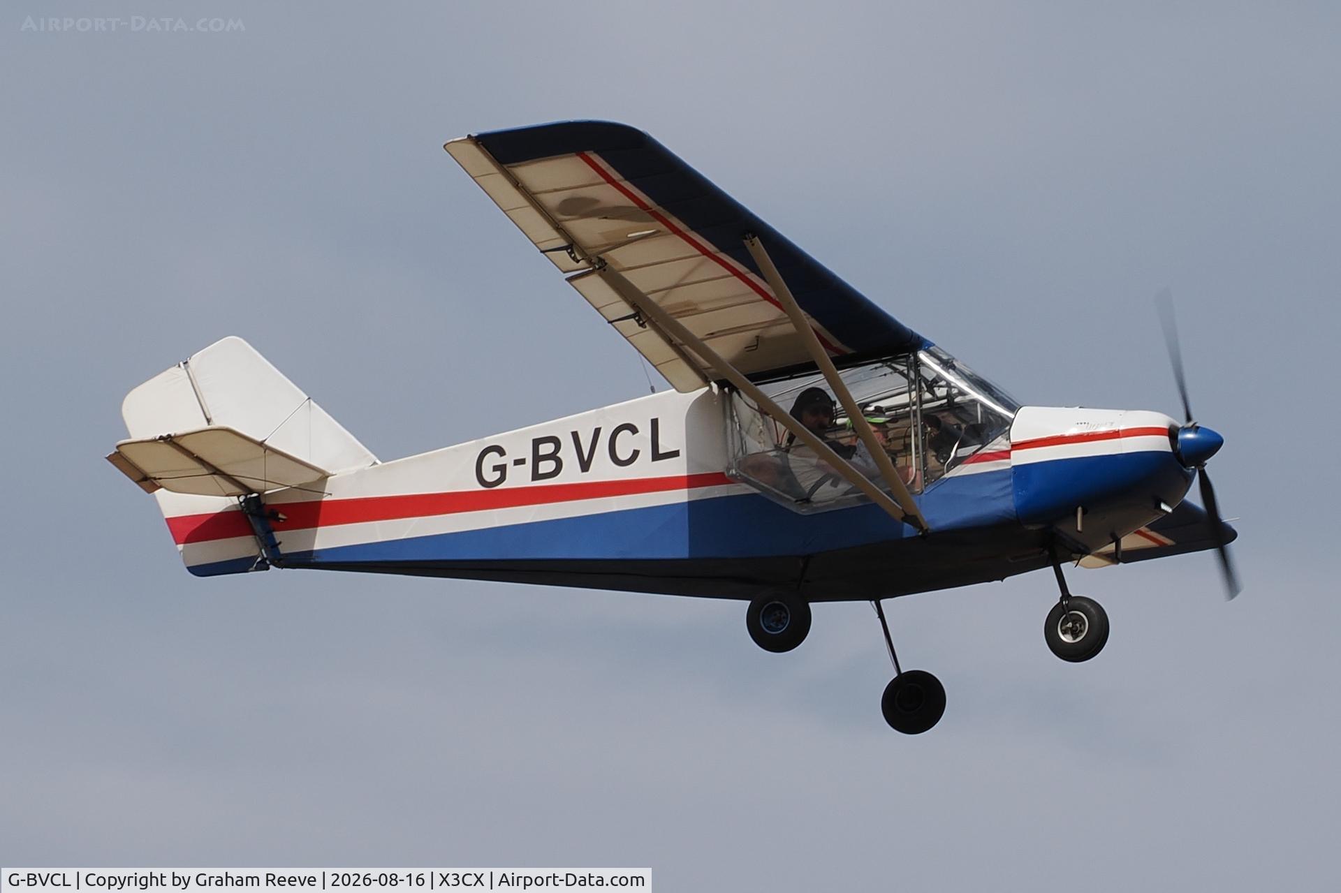 Aircraft G-BVCL, 1993 Rans S-6-116 Coyote II, c/n PFA 204A-12551, Over head at Northrepps., at X3CX, photo by Graham Reeve