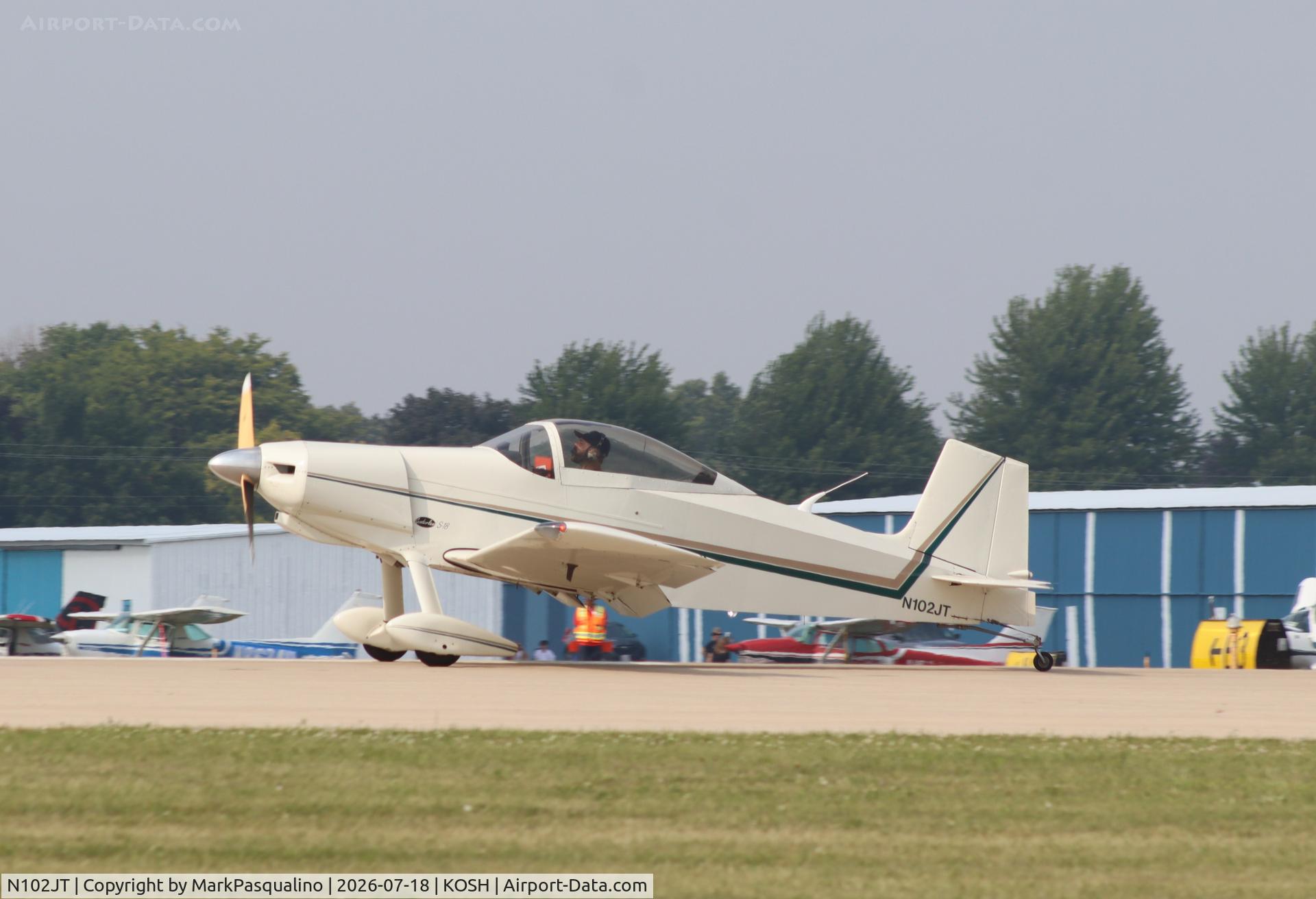 Aircraft N102JT, 1997 Thorp S-18, c/n 190, Thorp S-18, at KOSH, photo by MarkPasqualino