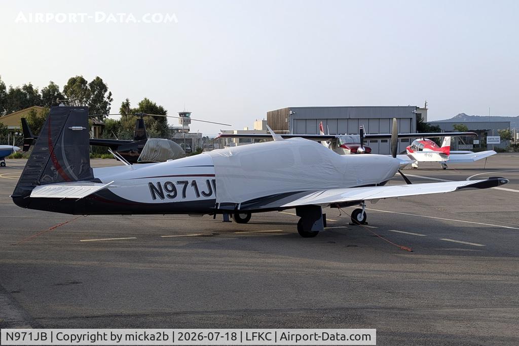 Aircraft N971JB, Mooney M20S Eagle, c/n 30-0024, Parked, at LFKC, photo by micka2b