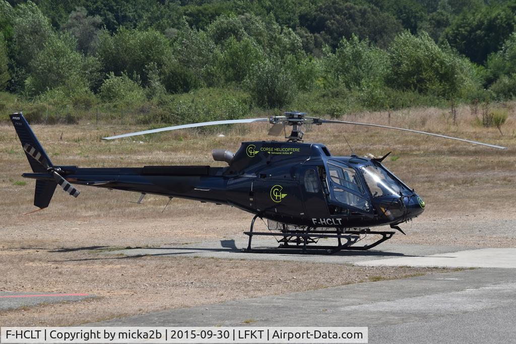 Aircraft F-HCLT, 2014 Aerospatiale AS-350B Ecureuil, c/n 7930, Parked, at LFKT, photo by micka2b