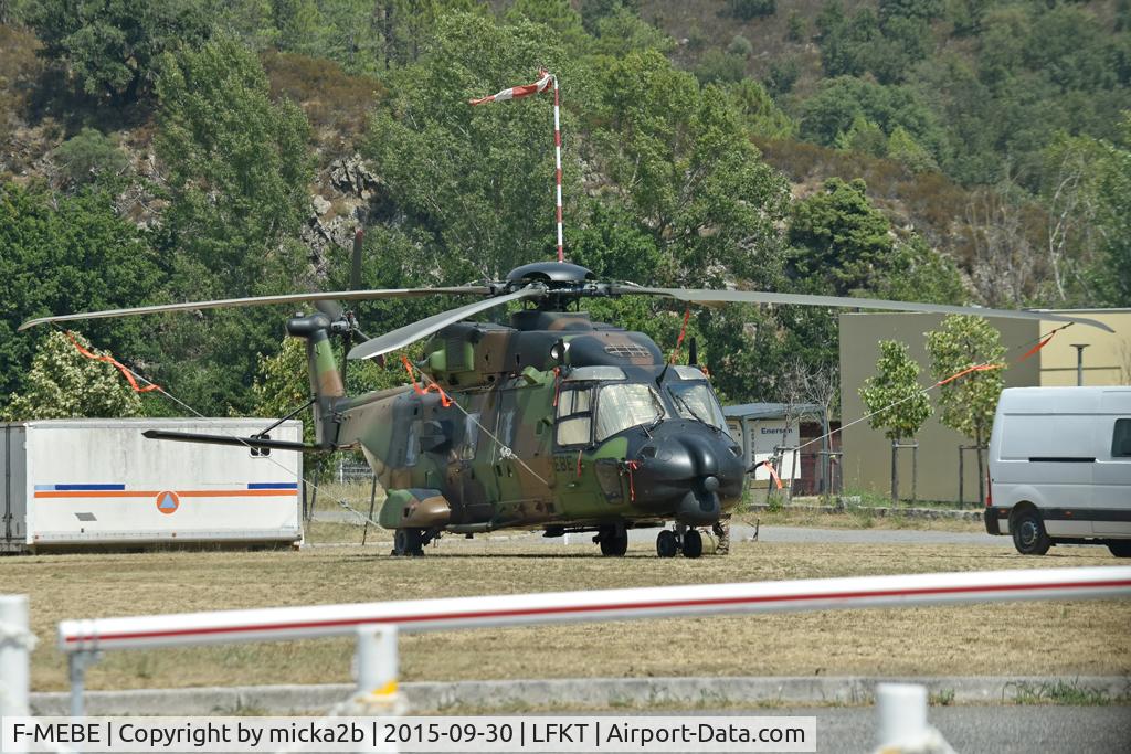 Aircraft F-MEBE, NHIndustries NH90 TTH, c/n 1401, Parked in UIISC 5 area, at LFKT, photo by micka2b