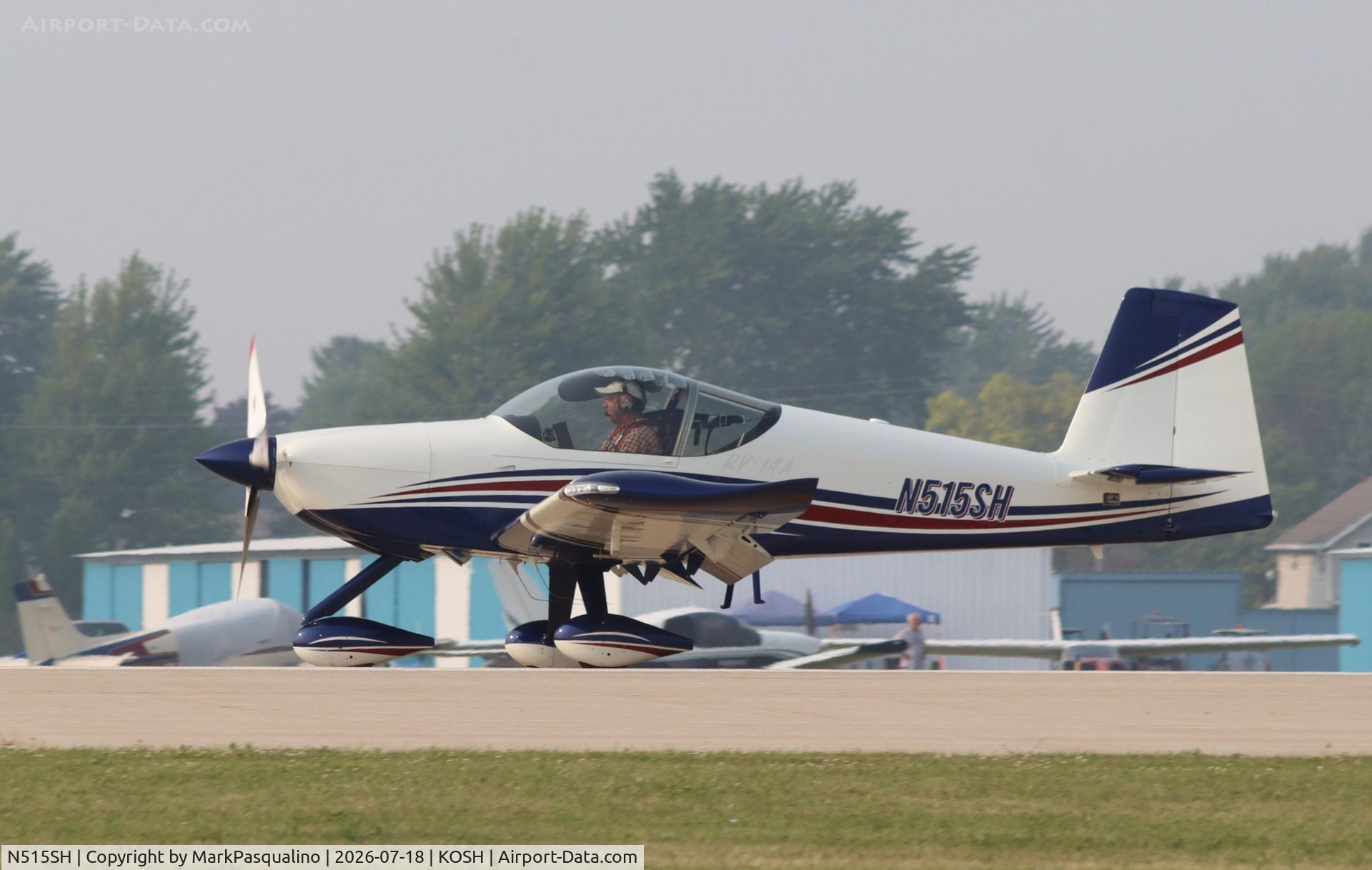 Aircraft N515SH, 2024 Stephen R Harris VANS RV-14A, c/n 140841, Vans RV-14A, at KOSH, photo by MarkPasqualino