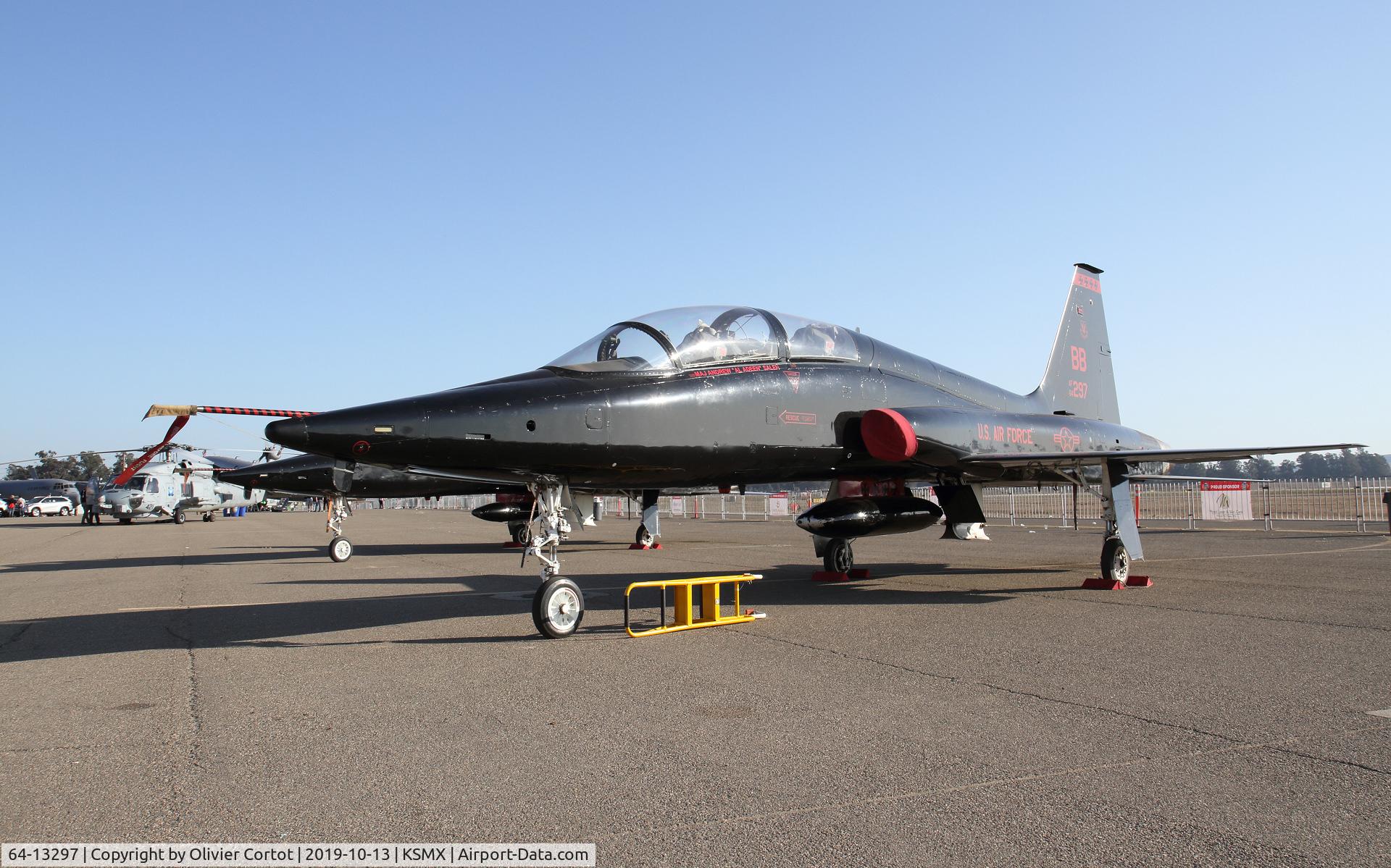 Aircraft 64-13297, 1964 Northrop T-38A Talon, c/n N.5726, Santa Maria airshow, at KSMX, photo by Olivier Cortot