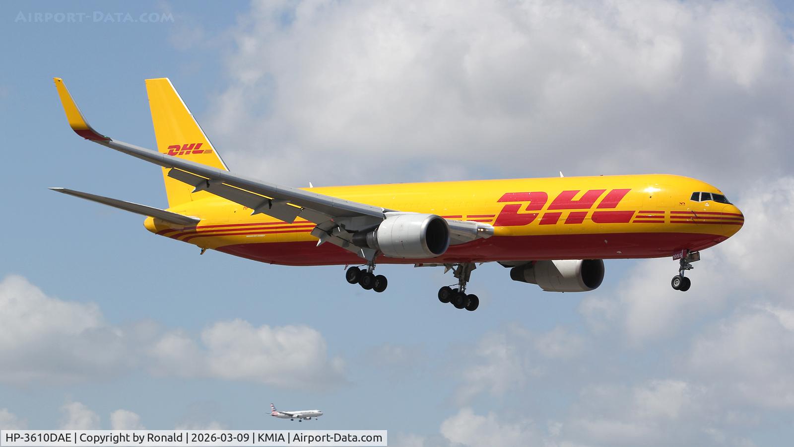 Aircraft HP-3610DAE, 2013 Boeing 767-316ER(BCF), c/n 41997 l/n 1055, at mia, at KMIA, photo by Ronald