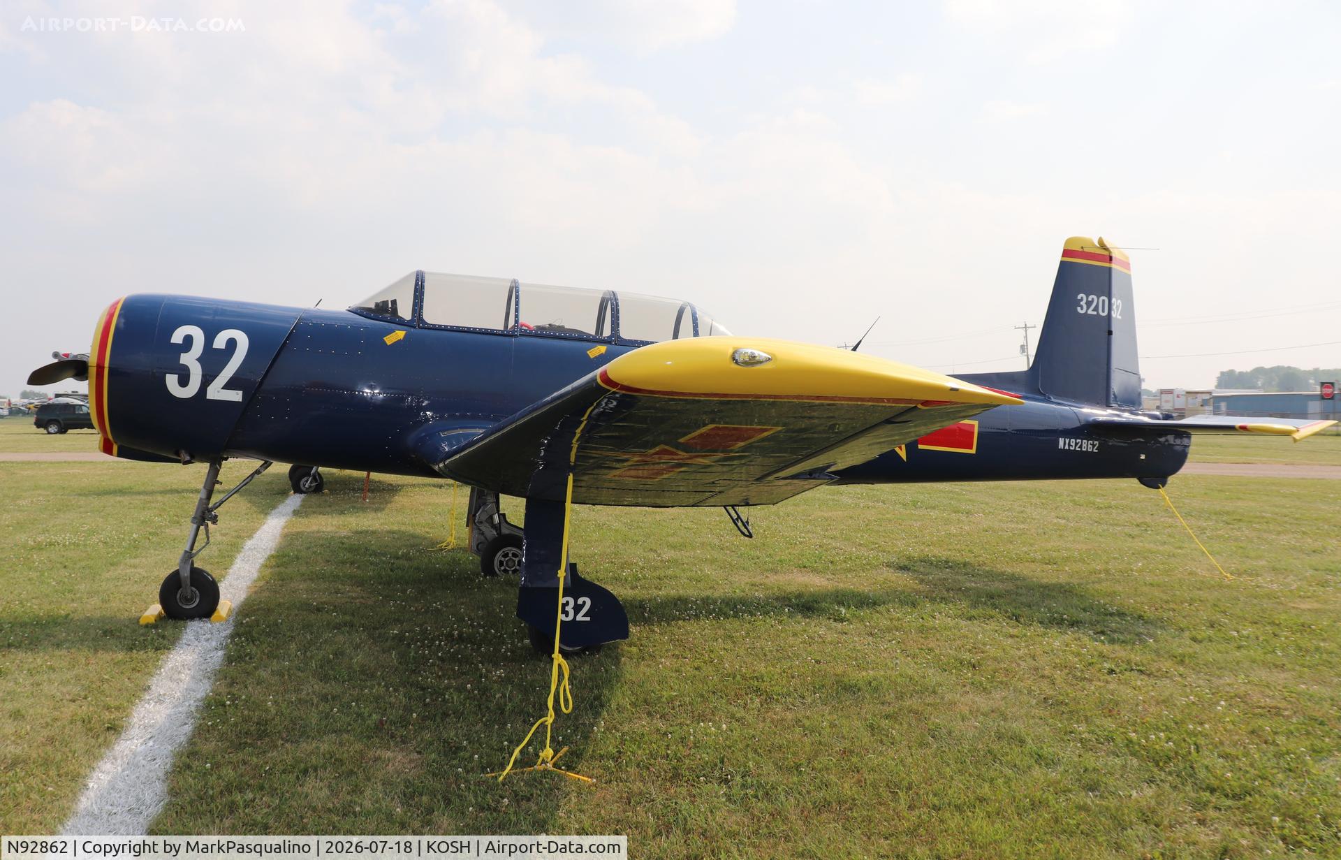 Aircraft N92862, 1965 Nanchang CJ-6, c/n 1232032, Nanchang CJ-6, at KOSH, photo by MarkPasqualino