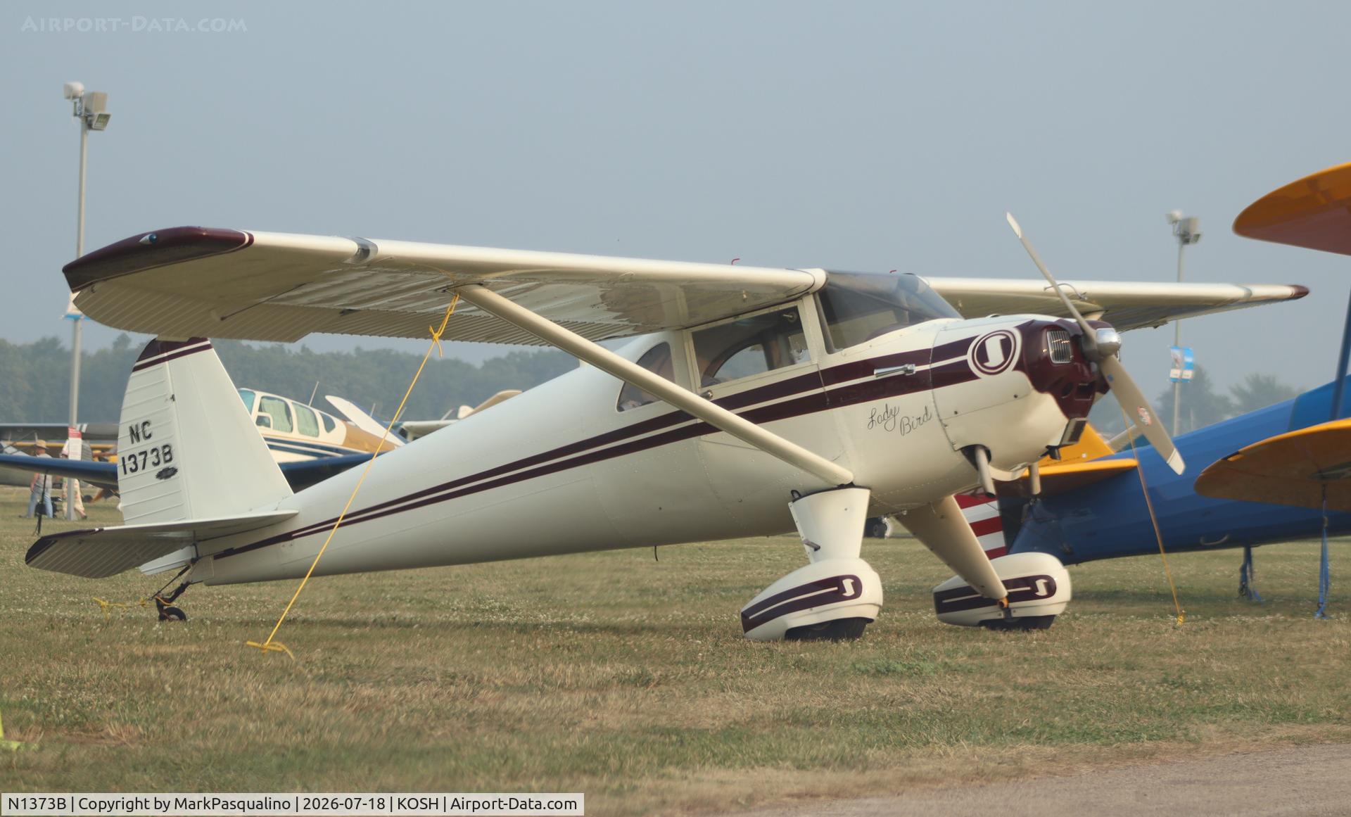 Aircraft N1373B, 1948 Luscombe 8F Silvaire, c/n 6000, Luscombe 8F, at KOSH, photo by MarkPasqualino