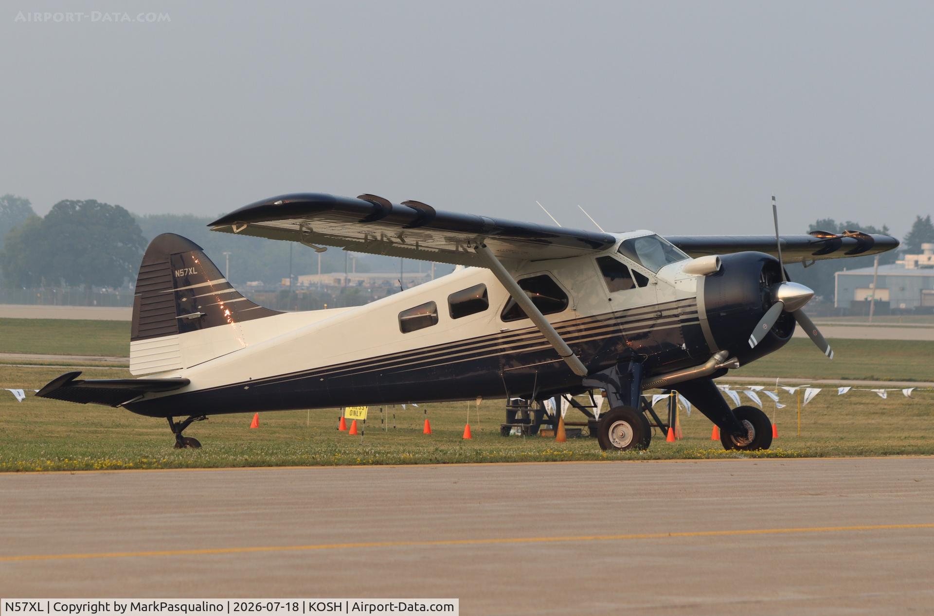 Aircraft N57XL, 1957 De Havilland DHC-2, c/n 1680, DHC-2 Beaver, at KOSH, photo by MarkPasqualino