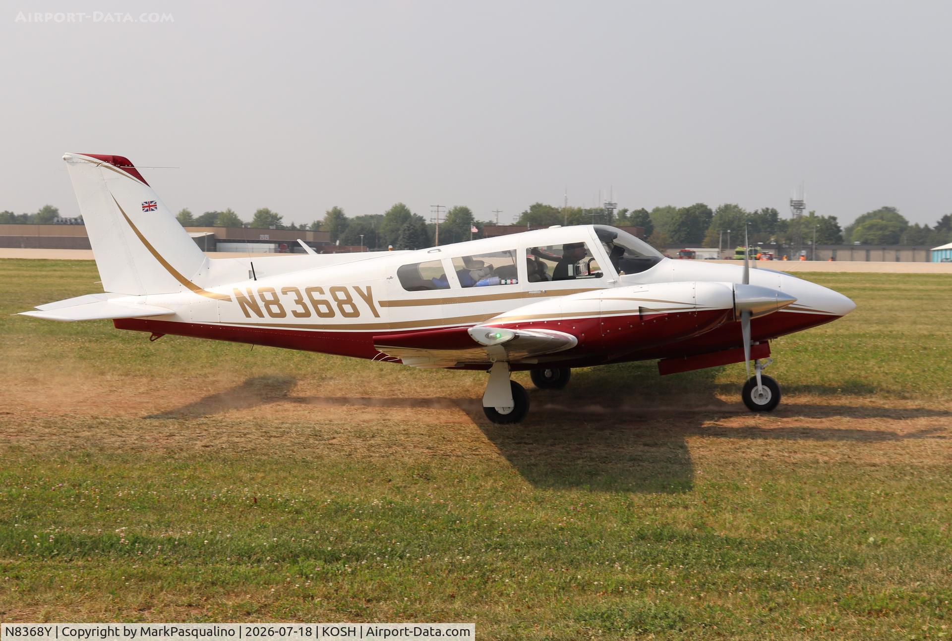Aircraft N8368Y, 1967 Piper PA-30 Twin Comanche Twin Comanche, c/n 30-1518, Piper PA-30, at KOSH, photo by MarkPasqualino