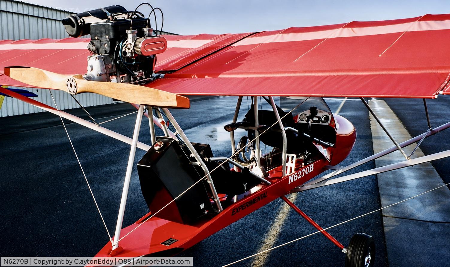 Aircraft N6270B, Sport Flight Talon XP, c/n 421291, Rio Vista Airport in California 1996, at O88, photo by ClaytonEddy
