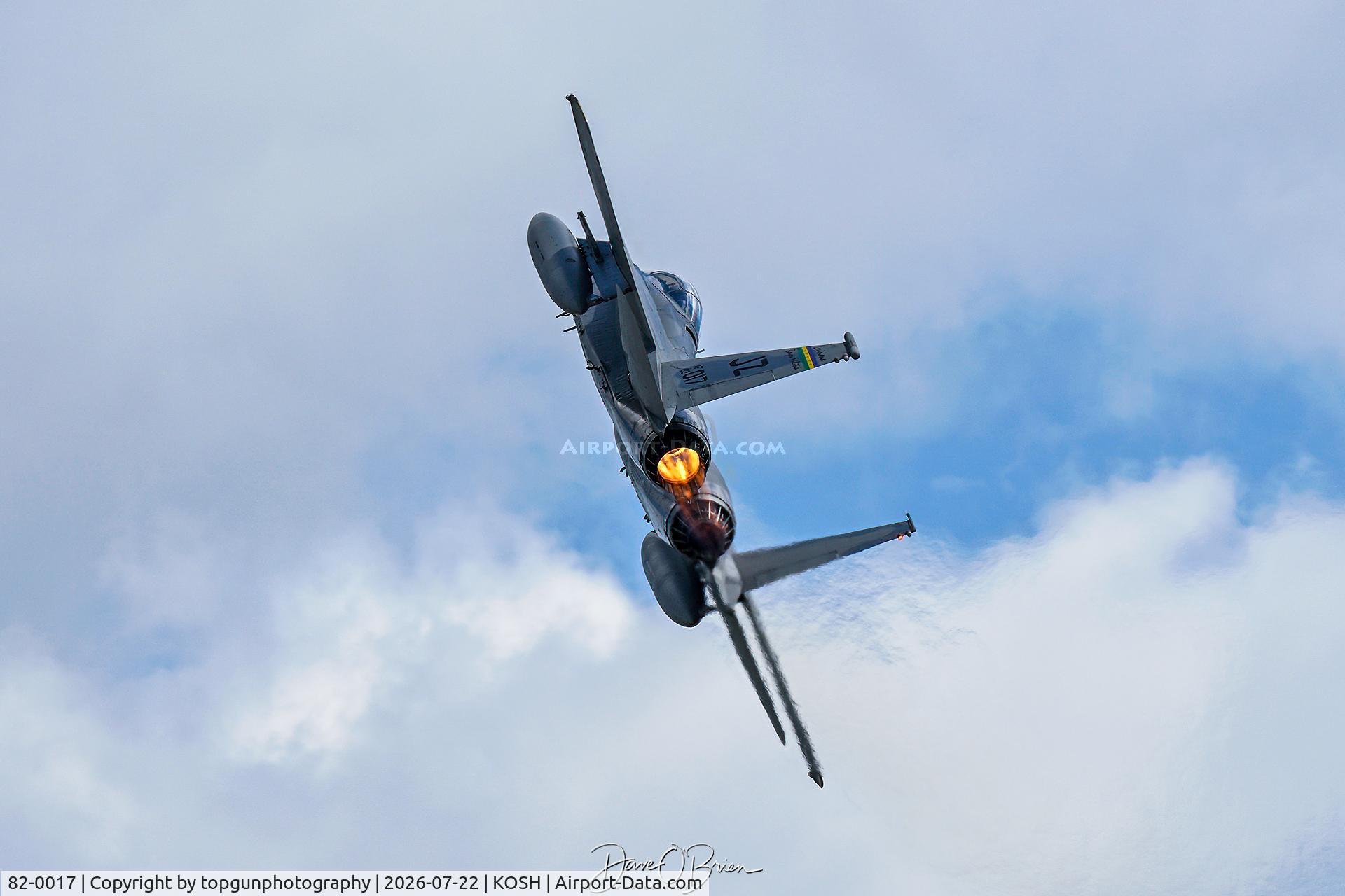 Aircraft 82-0017, 1982 McDonnell Douglas F-15C Eagle, c/n 0830/C248, JAZZ21 ripping off on a low approach, at KOSH, photo by topgunphotography