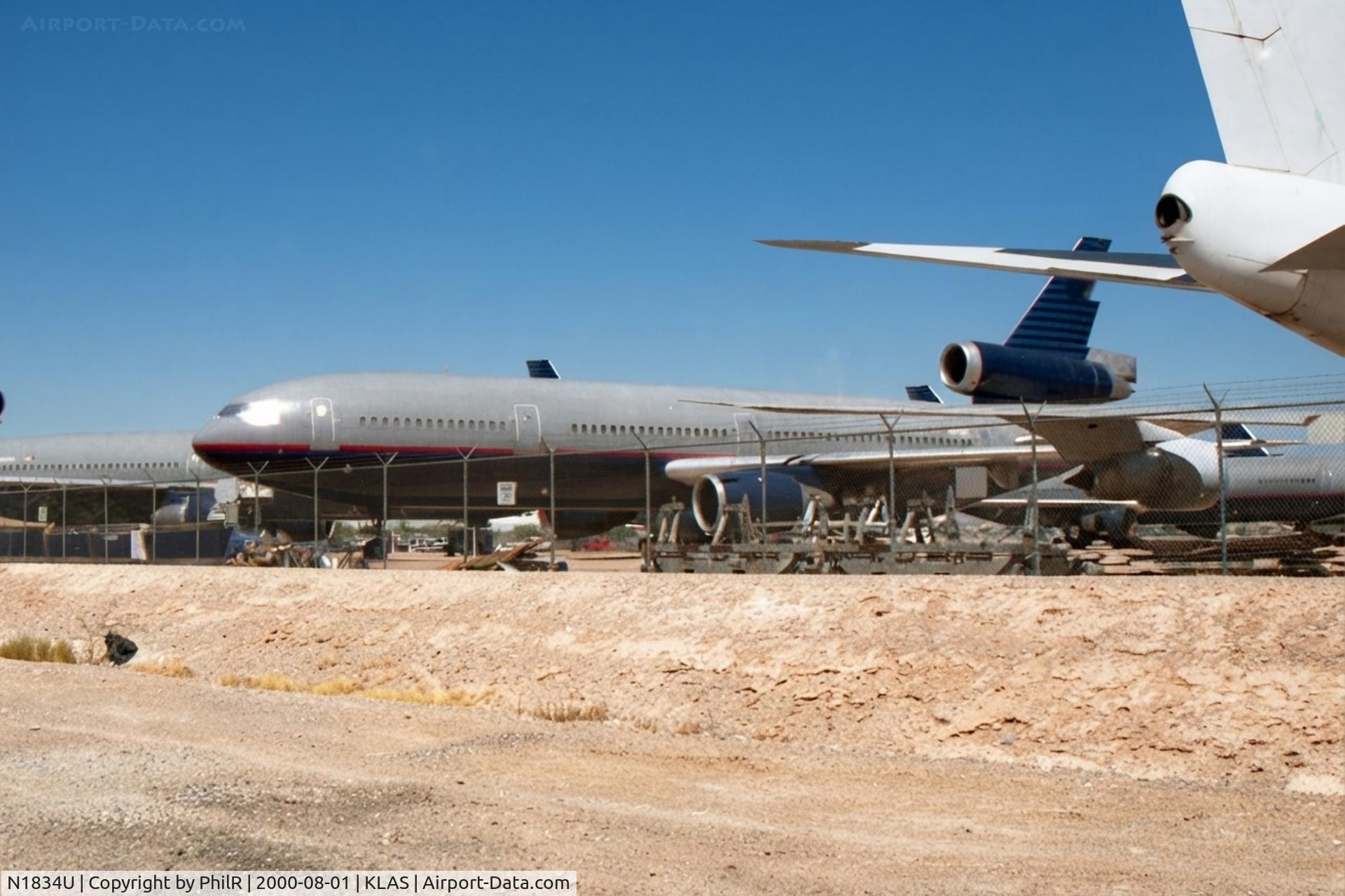 Aircraft N1834U, 1972 McDonnell Douglas DC-10-10, c/n 47966, N1834U United DC-10-10 McCarran Airport LAS, at KLAS, photo by PhilR