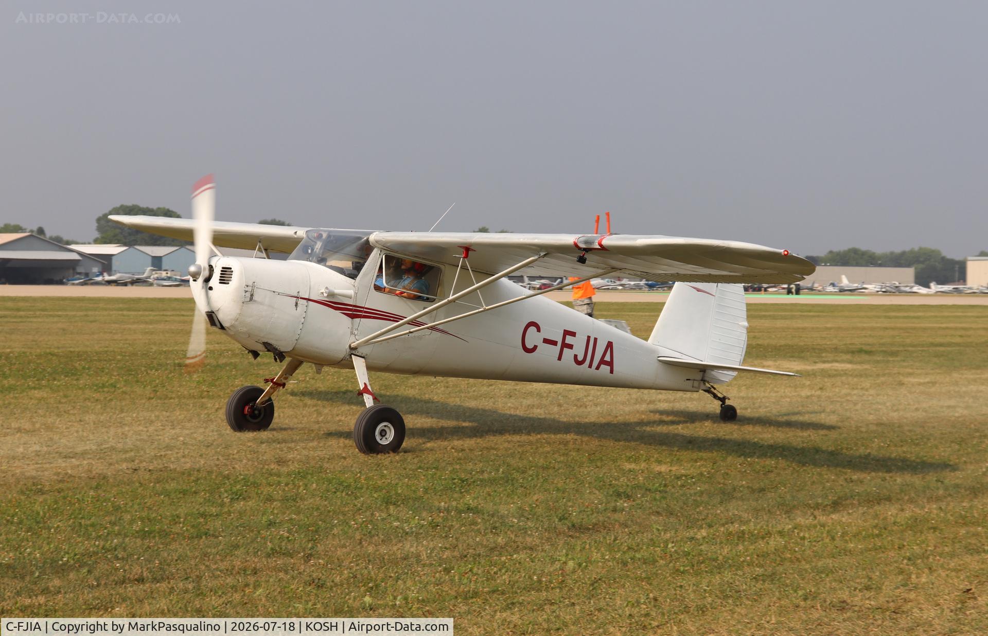 Aircraft C-FJIA, 1947 Cessna 120, c/n 13097, Cessna 120, at KOSH, photo by MarkPasqualino