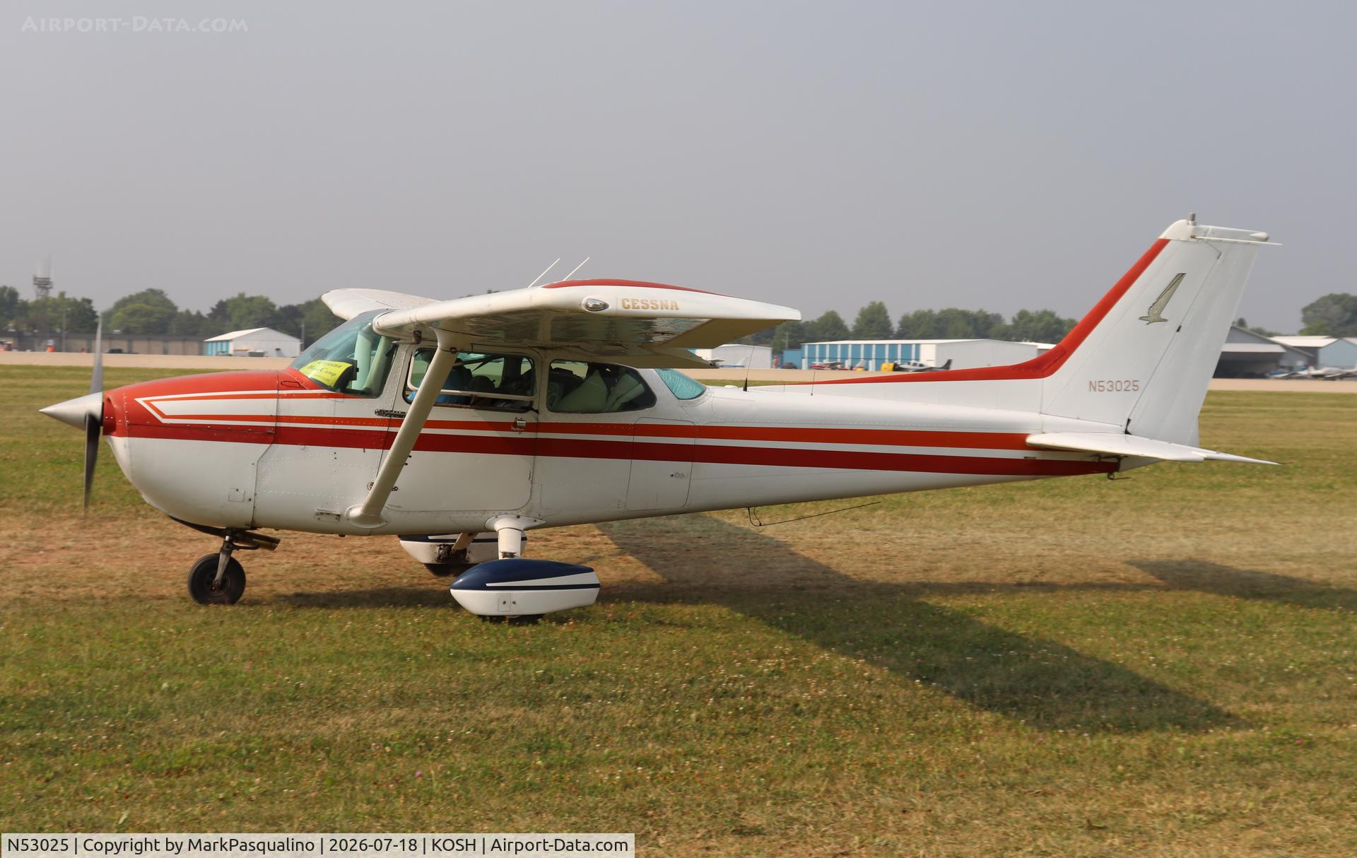 Aircraft N53025, 1981 Cessna 172P, c/n 17274666, Cessna 172P, at KOSH, photo by MarkPasqualino