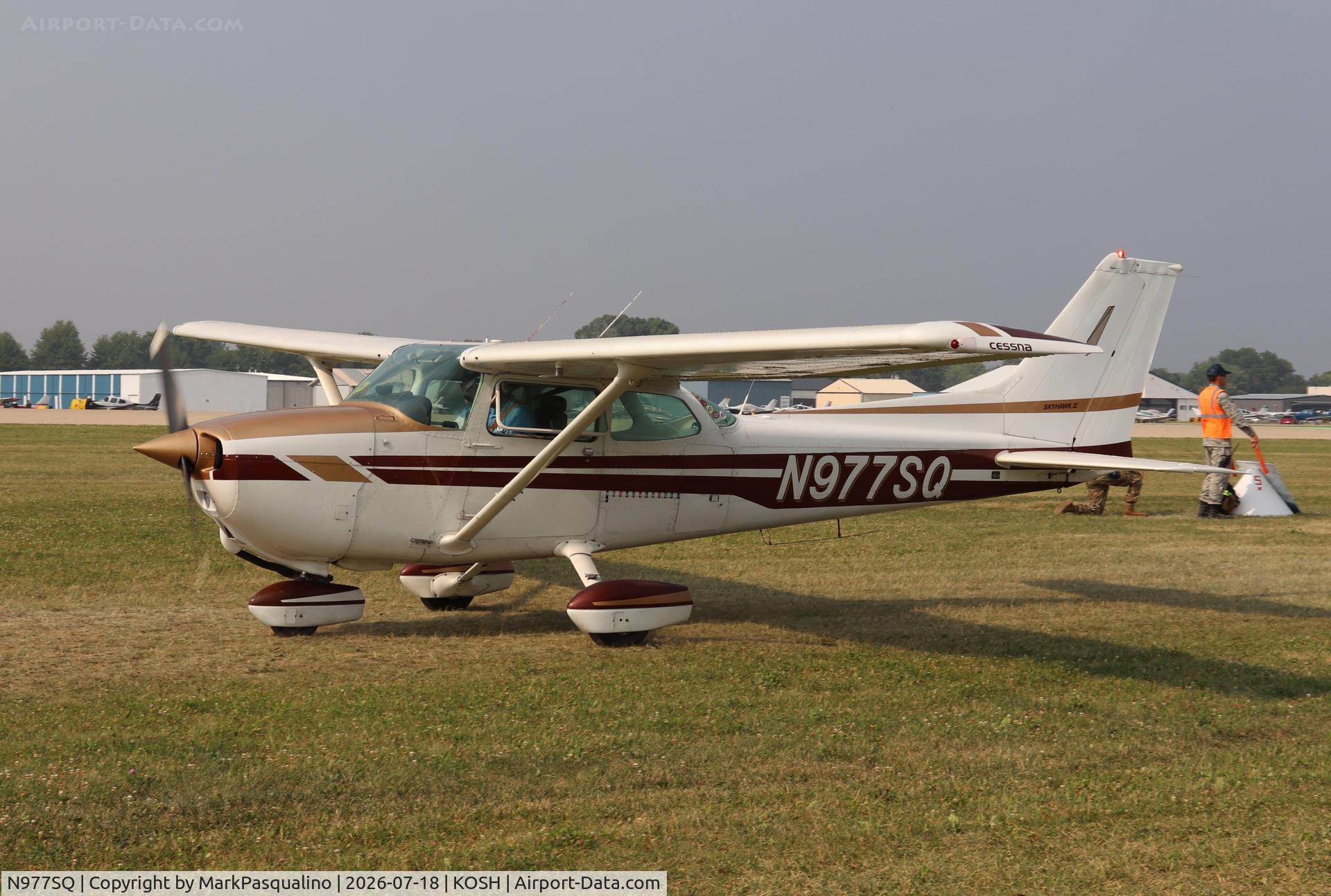 Aircraft N977SQ, 1979 Cessna 172N, c/n 17272303, Cessna 172N, at KOSH, photo by MarkPasqualino