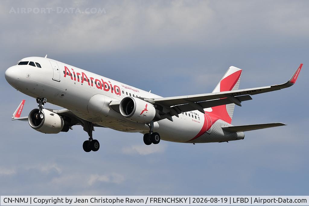 Aircraft CN-NMJ, 2015 Airbus A320-214, c/n 6896, Tangier (TNG) Bordeaux (BOD) 3O303, at LFBD, photo by Jean Christophe Ravon / FRENCHSKY
