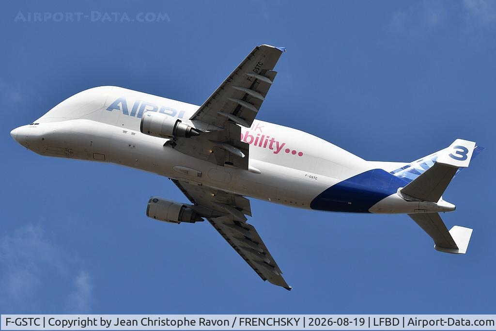 Aircraft F-GSTC, 1997 Airbus A300B4-608ST Super Transporter, c/n 765 l/n 003, Bordeaux (BOD) Saint Nazaire (SNR) (BGA192C), at LFBD, photo by Jean Christophe Ravon / FRENCHSKY