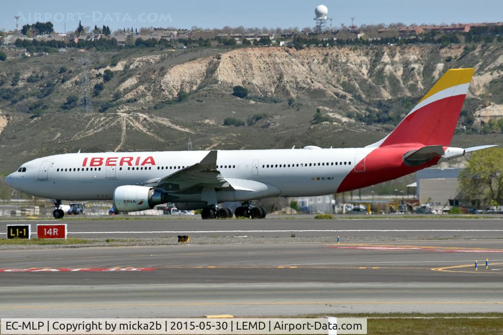 Aircraft EC-MLP, 2016 Airbus A330-202, c/n 1740, Taxiing, at LEMD, photo by micka2b