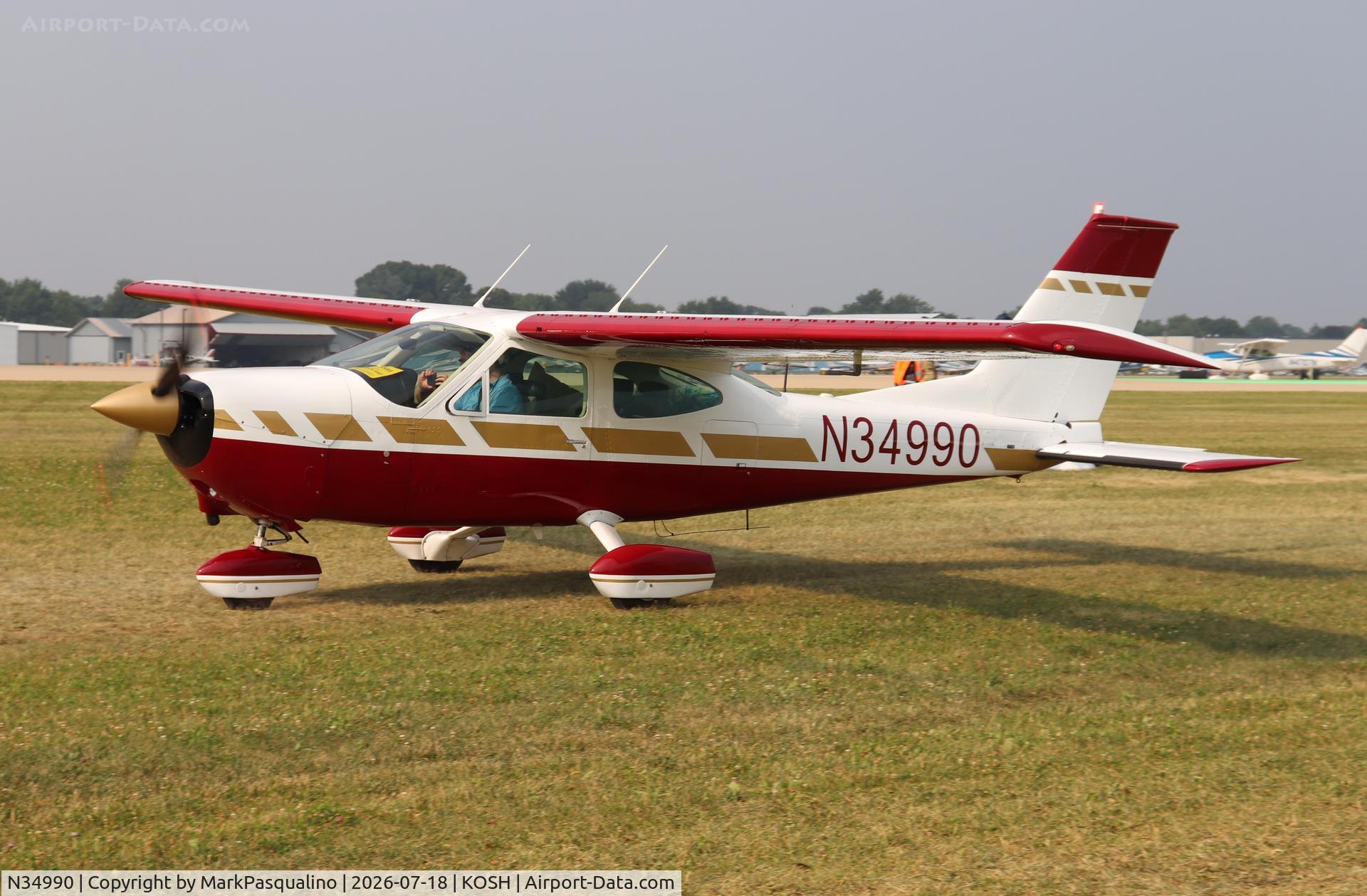 Aircraft N34990, 1974 Cessna 177B Cardinal, c/n 17702141, Cessna 177B, at KOSH, photo by MarkPasqualino