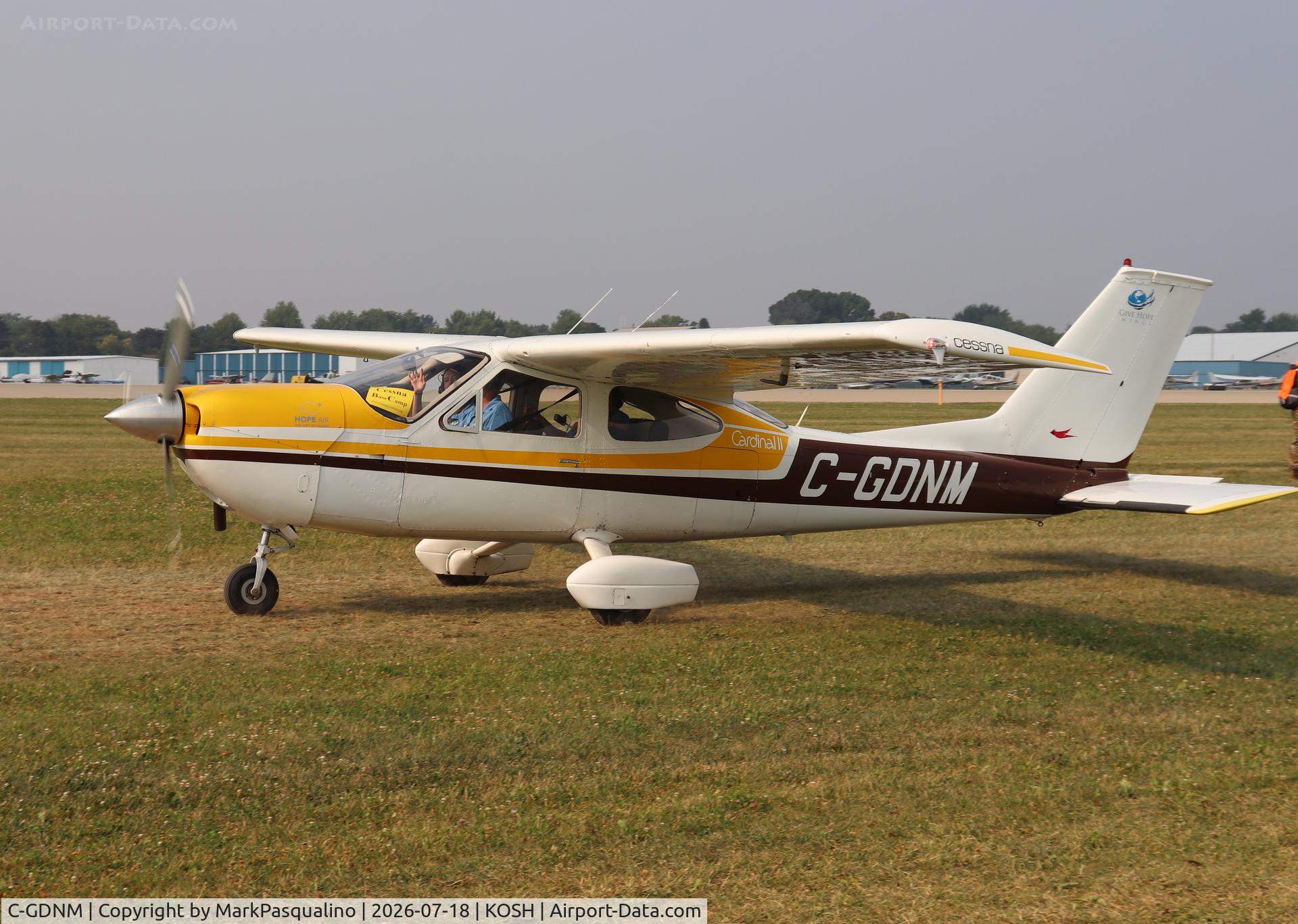 Aircraft C-GDNM, 1975 Cessna 177B Cardinal, c/n 17702392, Cessna 177B, at KOSH, photo by MarkPasqualino