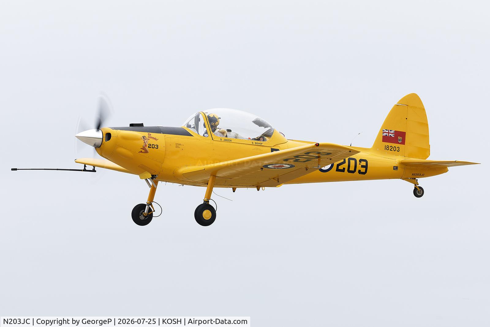 Aircraft N203JC, 2003 De Havilland DHC-1 Replica, c/n 003JC, Airventure 2026., at KOSH, photo by GeorgeP