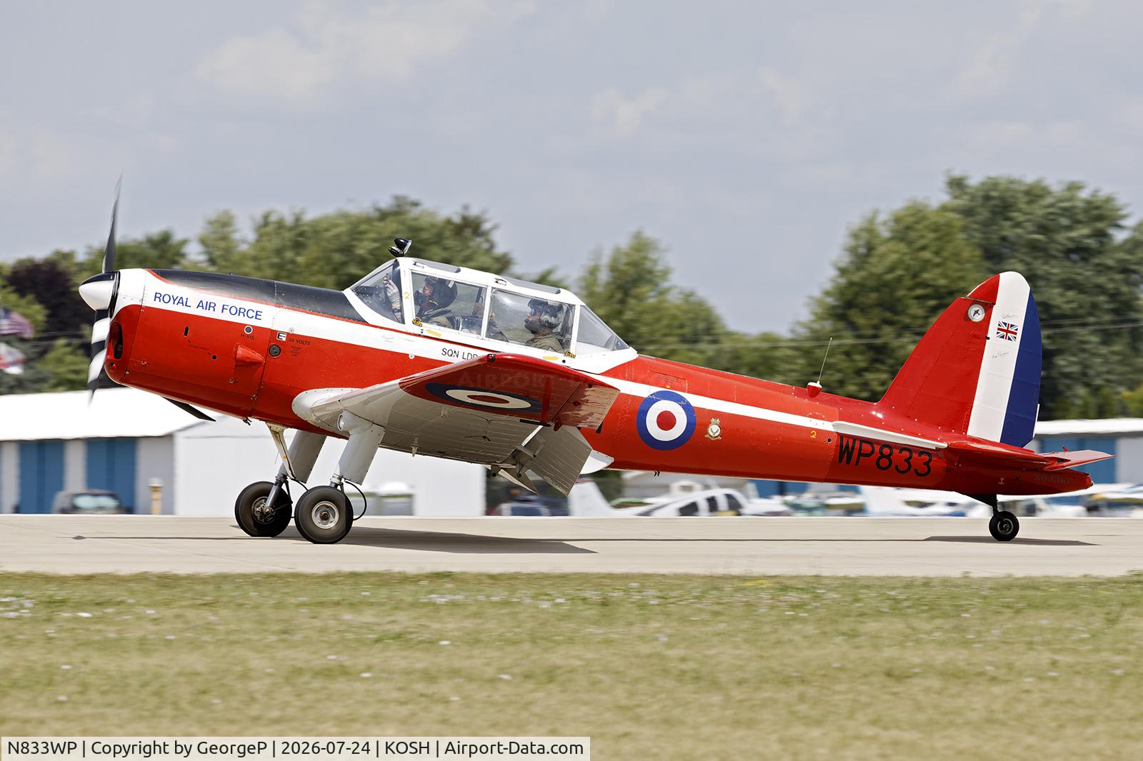 Aircraft N833WP, 1943 Boeing E75, c/n 75-8433, Airventure 2026., at KOSH, photo by GeorgeP