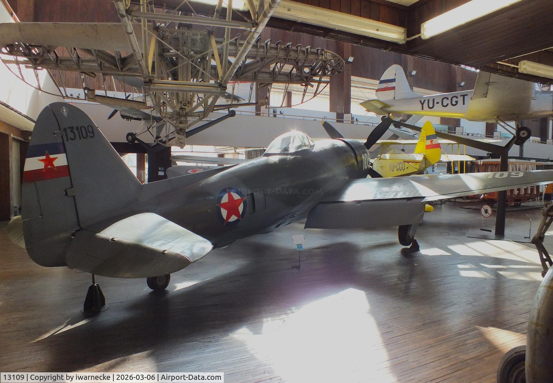 Aircraft 13109, Republic P-47D-40RE, c/n not found_13109, Republic F-47D-40RE (P-47D) Thunderbolt at the Technical Museum Nikola Tesla, Zagreb, photo by iwarnecke