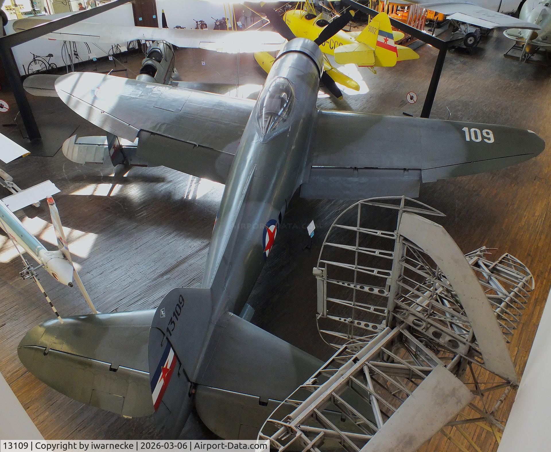 Aircraft 13109, Republic P-47D-40RE, c/n not found_13109, Republic F-47D-40RE (P-47D) Thunderbolt at the Technical Museum Nikola Tesla, Zagreb, photo by iwarnecke