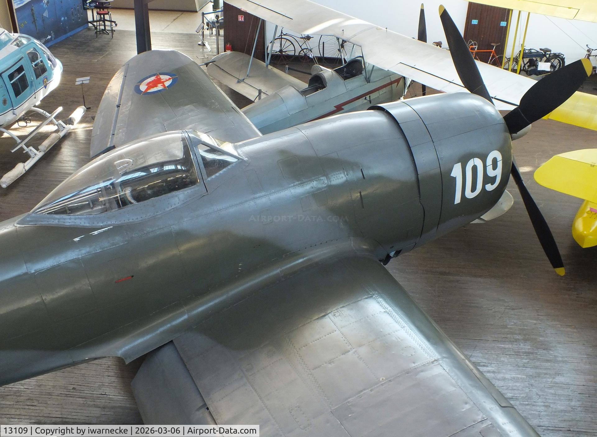 Aircraft 13109, Republic P-47D-40RE, c/n not found_13109, Republic F-47D-40RE (P-47D) Thunderbolt at the Technical Museum Nikola Tesla, Zagreb, photo by iwarnecke