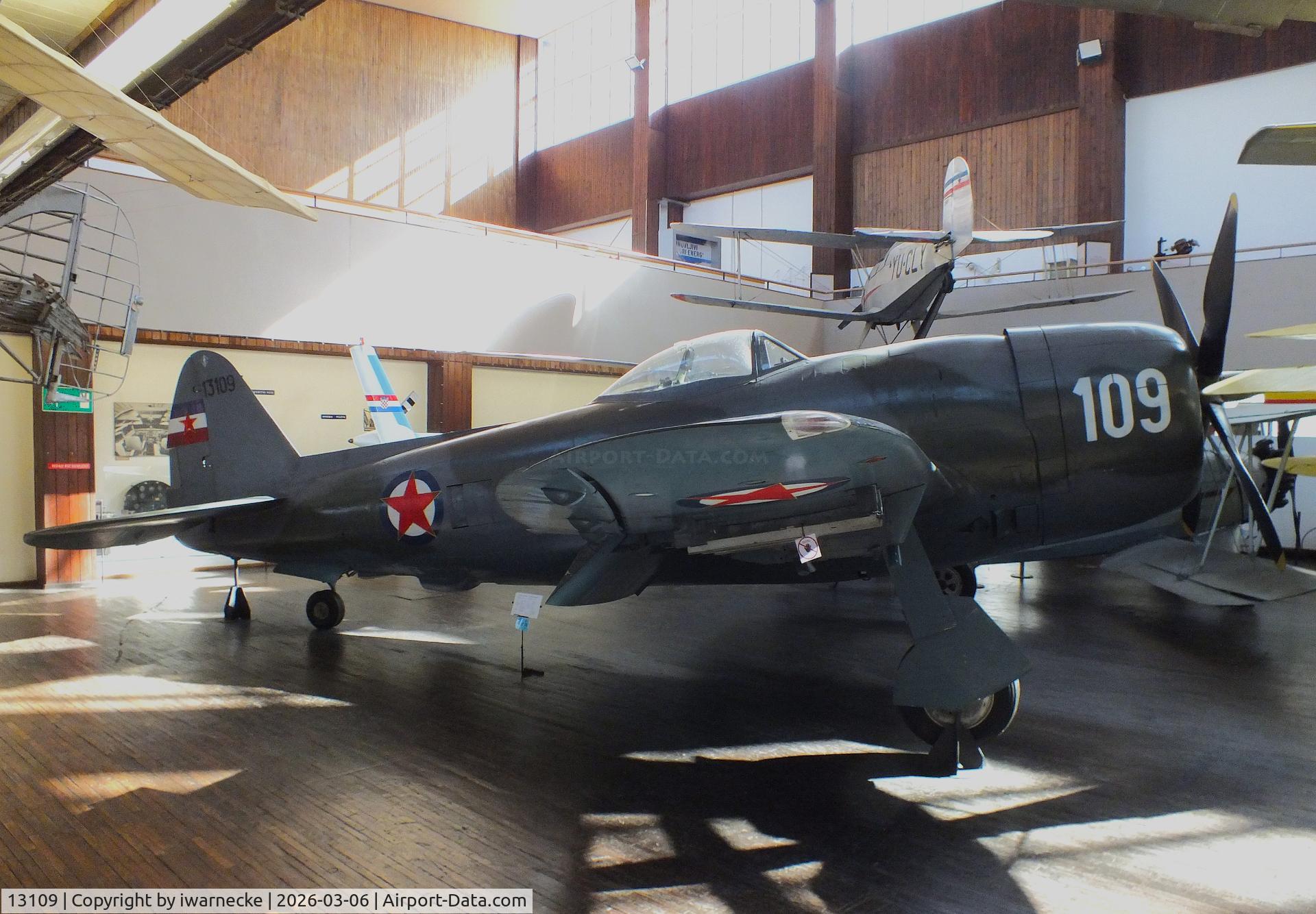 Aircraft 13109, Republic P-47D-40RE, c/n not found_13109, Republic F-47D-40RE (P-47D) Thunderbolt at the Technical Museum Nikola Tesla, Zagreb, photo by iwarnecke