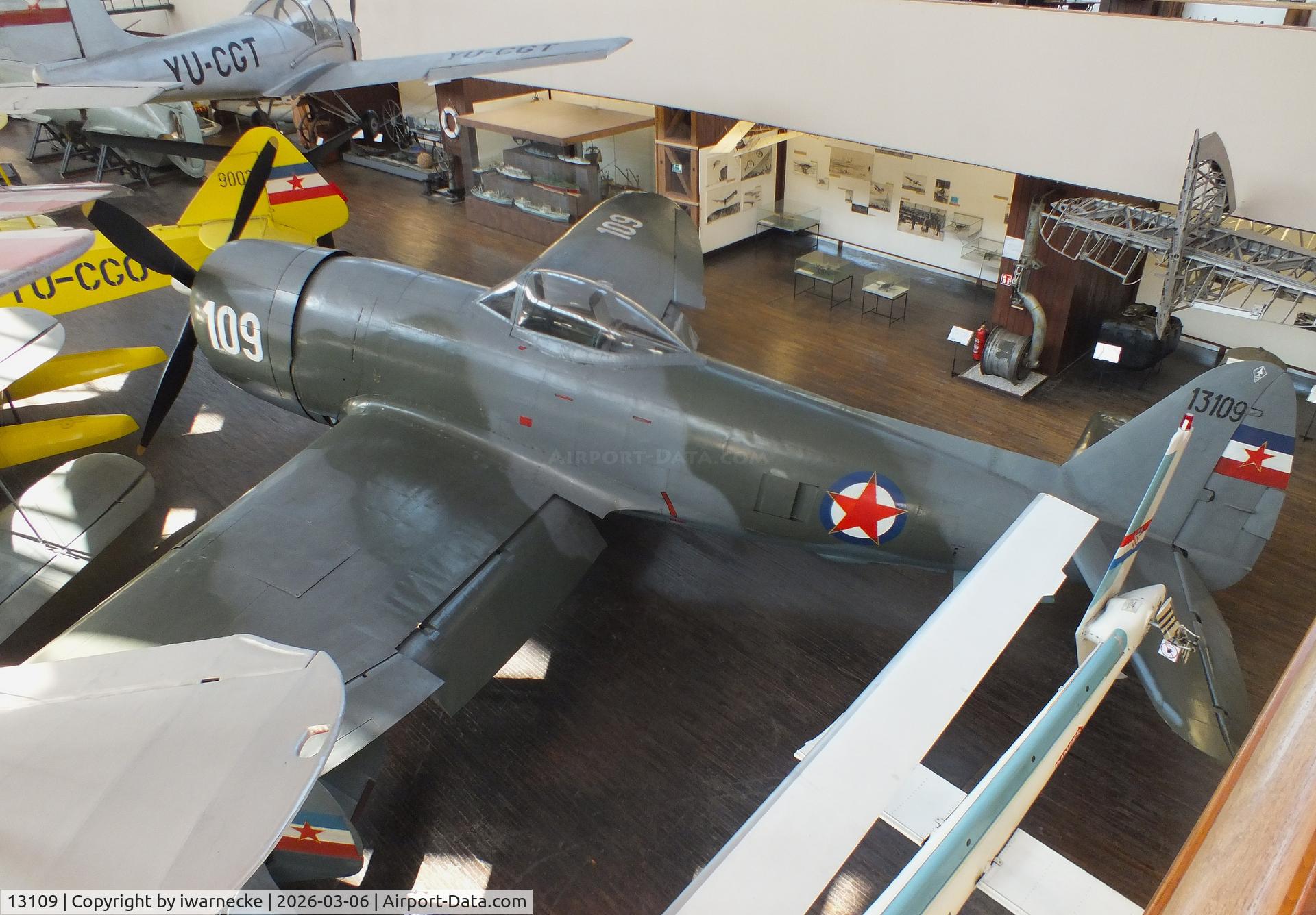 Aircraft 13109, Republic P-47D-40RE, c/n not found_13109, Republic F-47D-40RE (P-47D) Thunderbolt at the Technical Museum Nikola Tesla, Zagreb, photo by iwarnecke