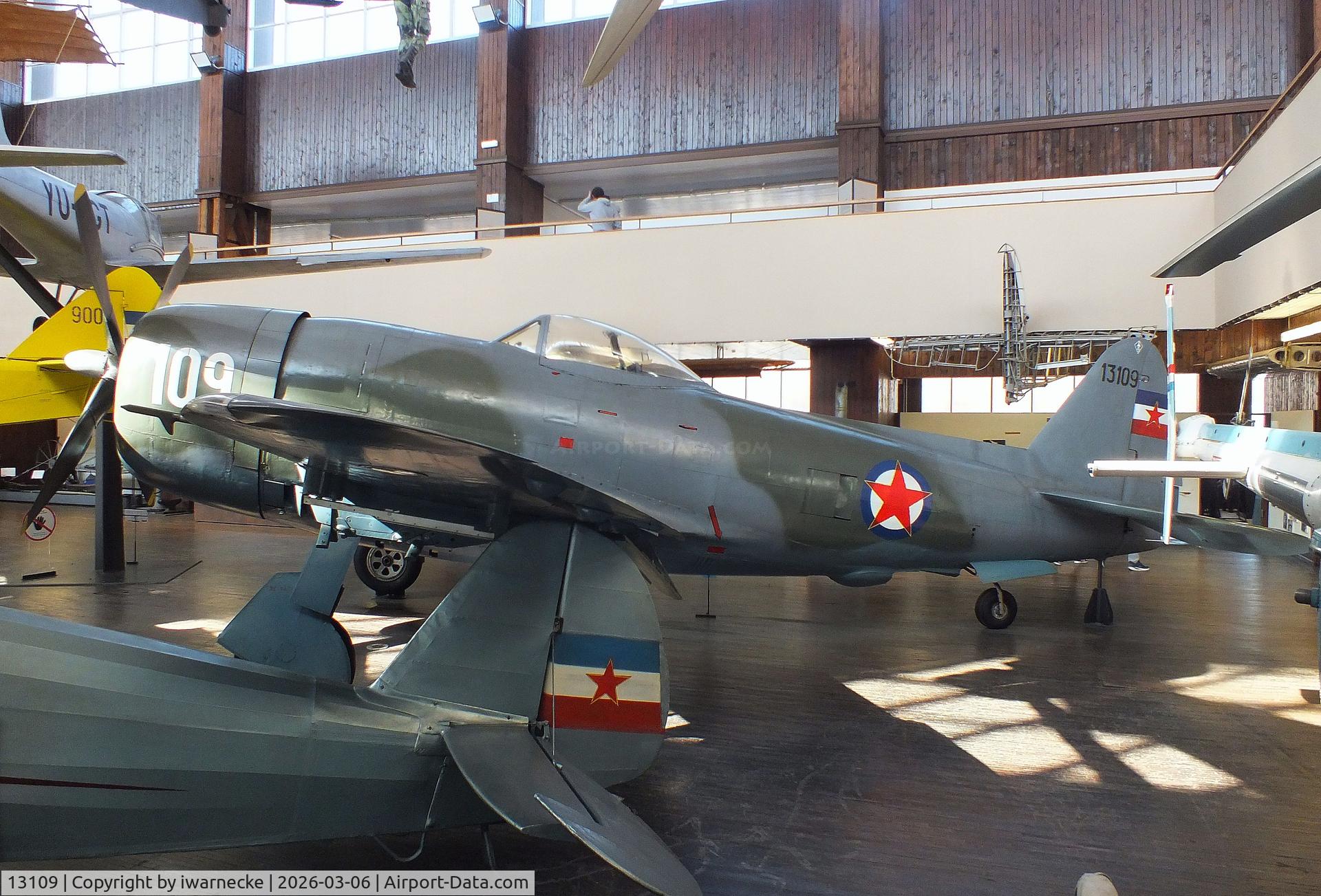 Aircraft 13109, Republic P-47D-40RE, c/n not found_13109, Republic F-47D-40RE (P-47D) Thunderbolt at the Technical Museum Nikola Tesla, Zagreb, photo by iwarnecke