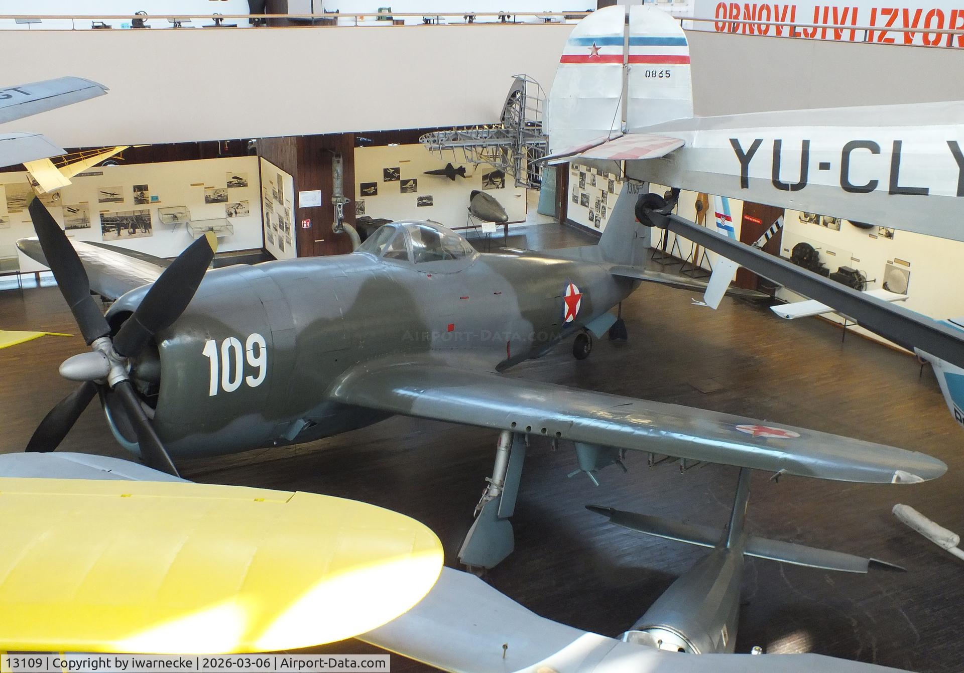 Aircraft 13109, Republic P-47D-40RE, c/n not found_13109, Republic F-47D-40RE (P-47D) Thunderbolt at the Technical Museum Nikola Tesla, Zagreb, photo by iwarnecke