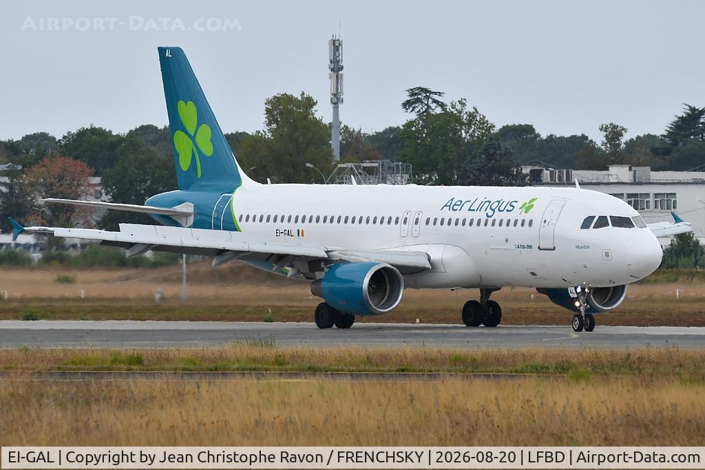 Aircraft EI-GAL, 2009 Airbus A320-214, c/n 3789, Dublin (DUB) Bordeaux (BOD) EI504, at LFBD, photo by Jean Christophe Ravon / FRENCHSKY