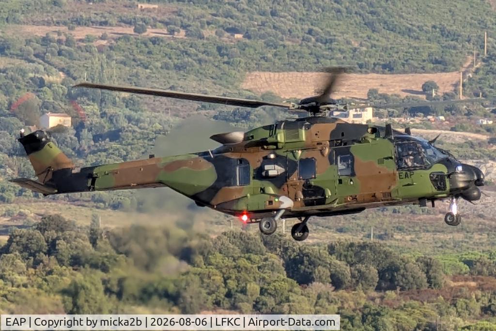 Aircraft EAP, NHI NH-90 TTH Caiman, c/n 1311, Landing, at LFKC, photo by micka2b
