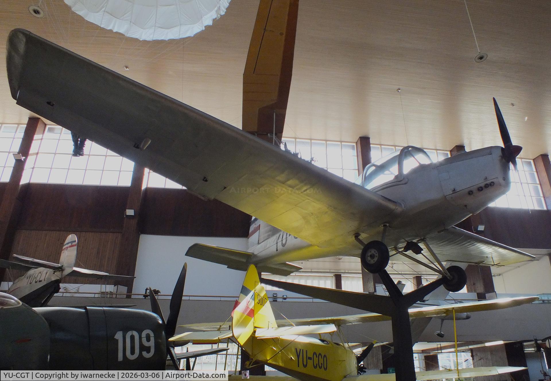 Aircraft YU-CGT, Utva C-3 Trojka, c/n 0777, UTVA C-3 Trojka at the Technical Museum Nikola Tesla, Zagreb, photo by iwarnecke